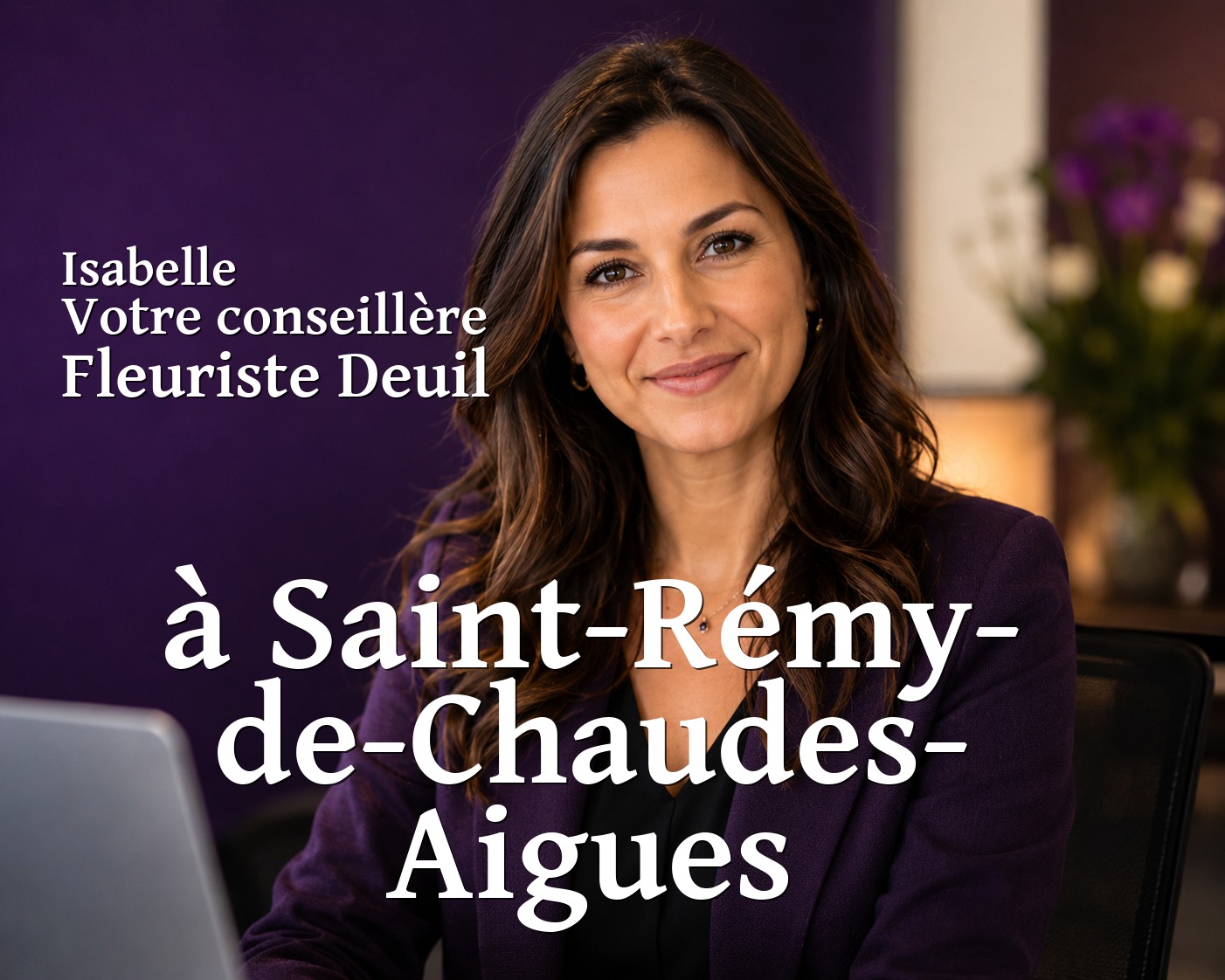 Isabelle, votre conseillère Fleuriste Deuil à Saint-Rémy-de-Chaudes-Aigues