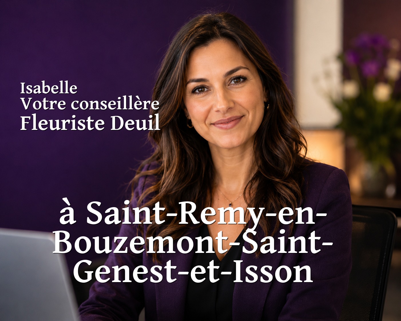 Isabelle, votre conseillère Fleuriste Deuil à Saint-Remy-en-Bouzemont-Saint-Genest-et-Isson