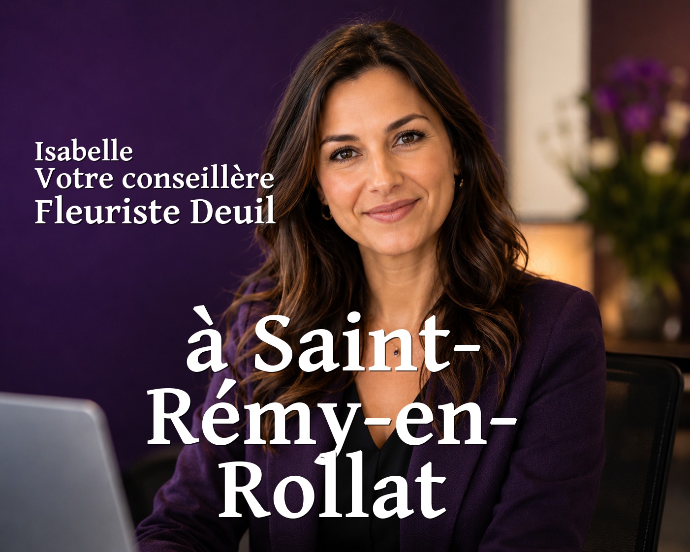Isabelle, votre conseillère Fleuriste Deuil à Saint-Rémy-en-Rollat