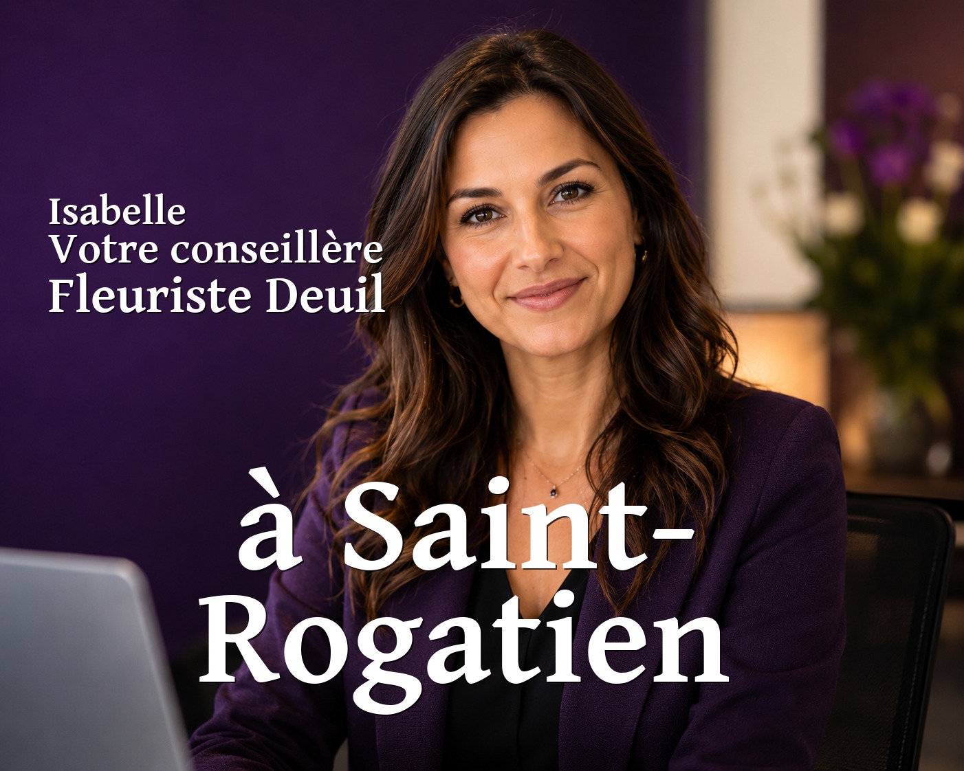 Isabelle, votre conseillère Fleuriste Deuil à Saint-Rogatien