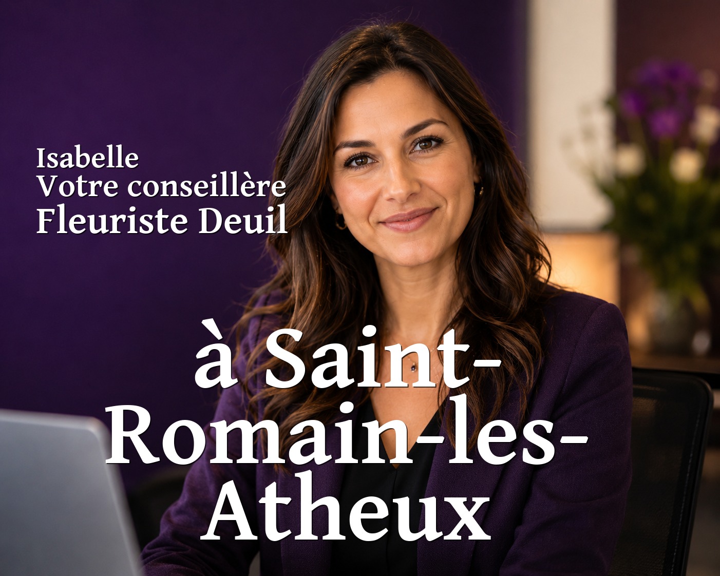 Isabelle, votre conseillère Fleuriste Deuil à Saint-Romain-les-Atheux