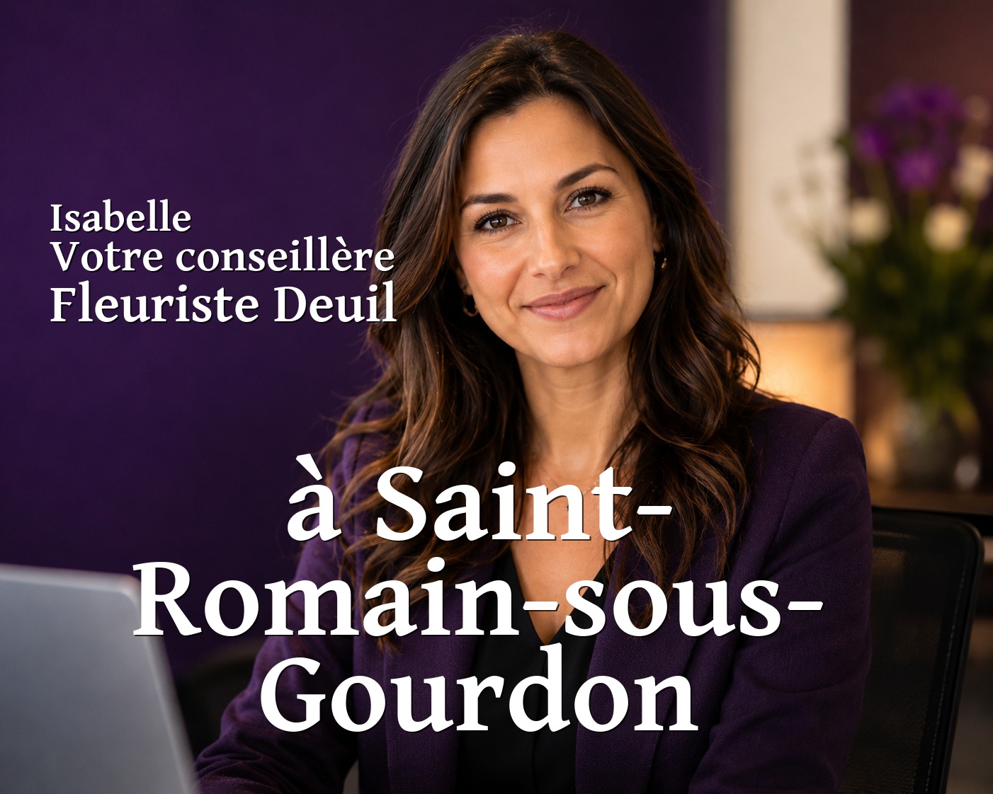 Isabelle, votre conseillère Fleuriste Deuil à Saint-Romain-sous-Gourdon