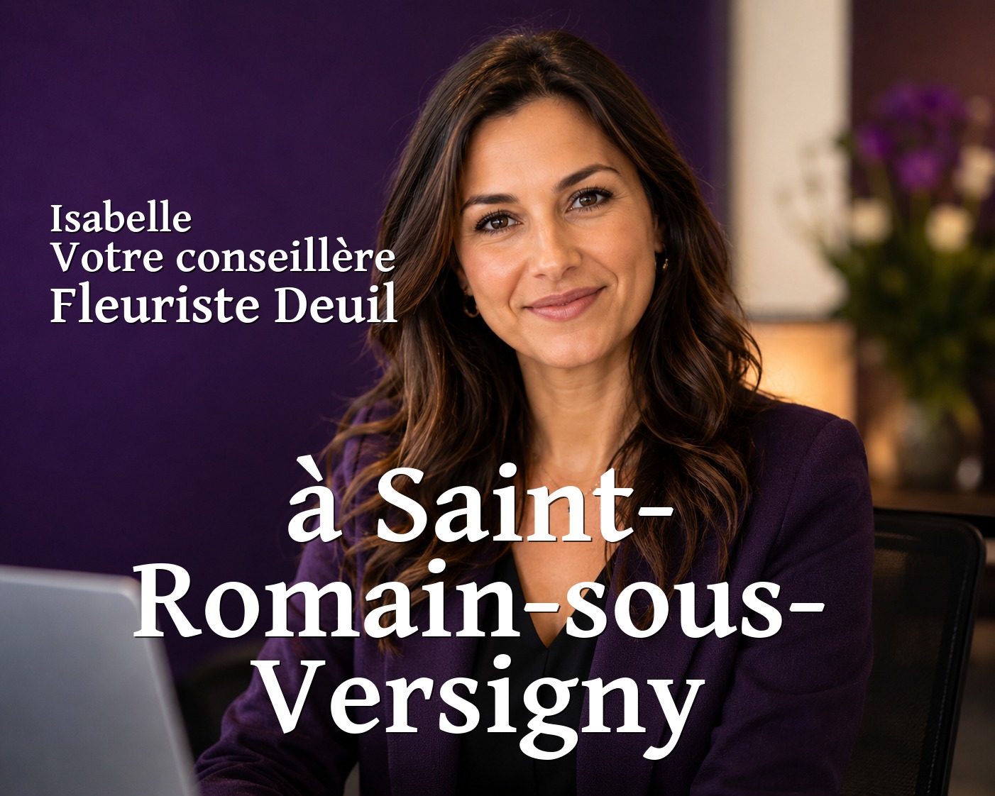 Isabelle, votre conseillère Fleuriste Deuil à Saint-Romain-sous-Versigny
