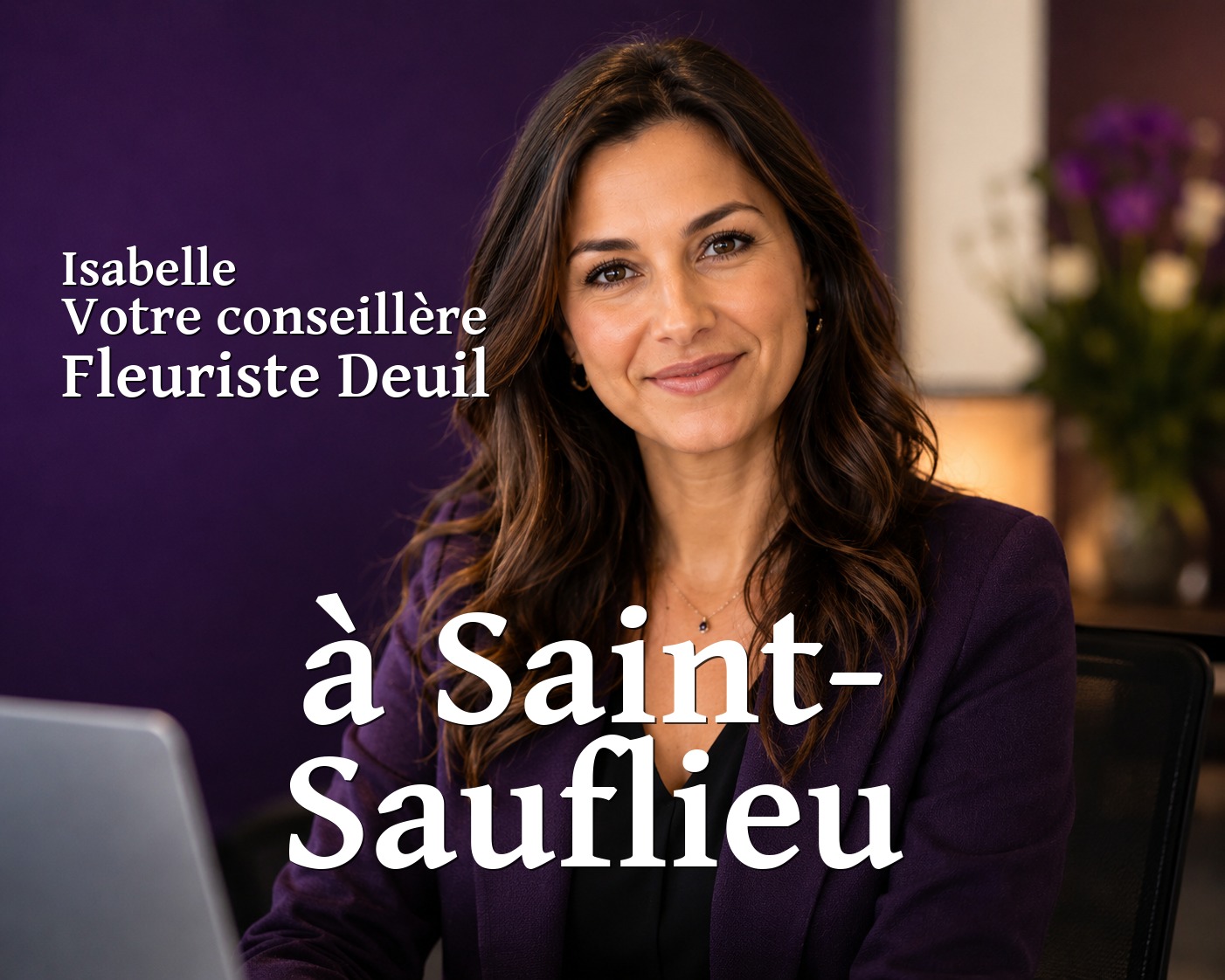 Isabelle, votre conseillère Fleuriste Deuil à Saint-Sauflieu