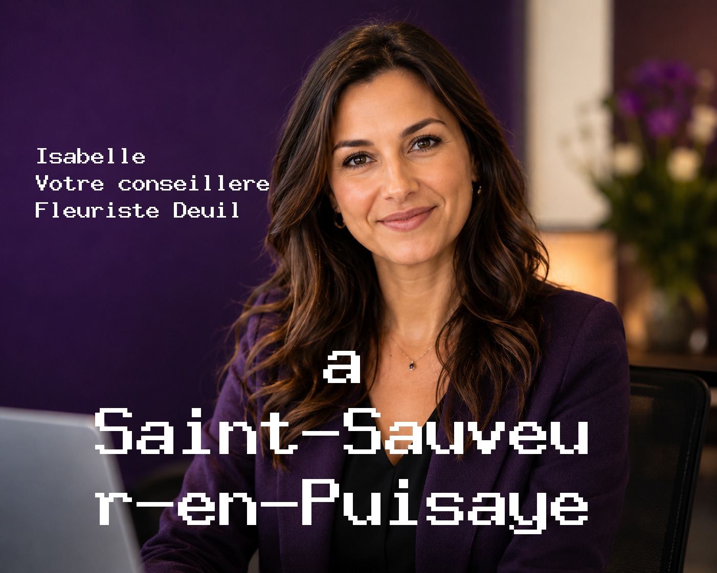 Isabelle, votre conseillère Fleuriste Deuil à Saint-Sauveur-en-Puisaye