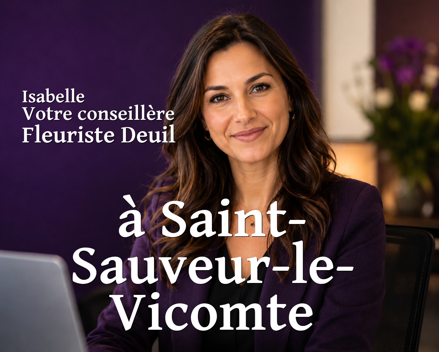 Isabelle, votre conseillère Fleuriste Deuil à Saint-Sauveur-le-Vicomte