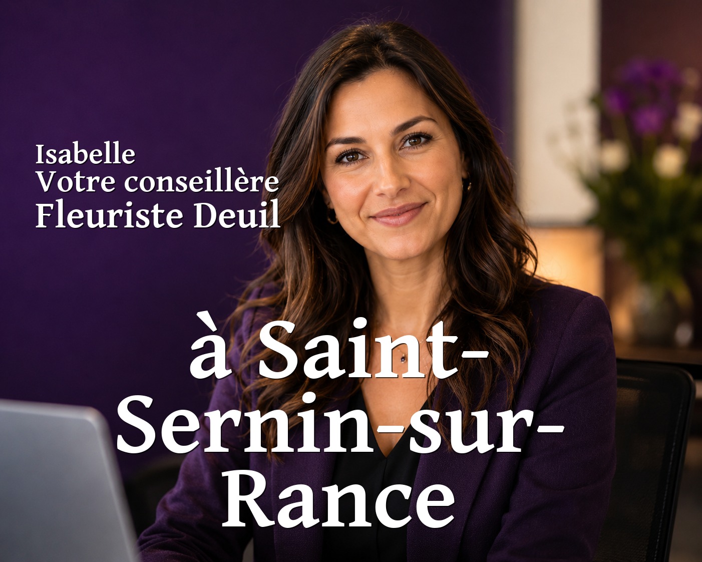 Isabelle, votre conseillère Fleuriste Deuil à Saint-Sernin-sur-Rance