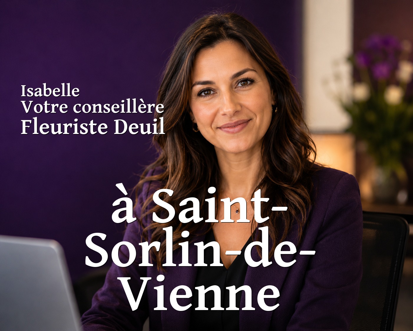 Isabelle, votre conseillère Fleuriste Deuil à Saint-Sorlin-de-Vienne