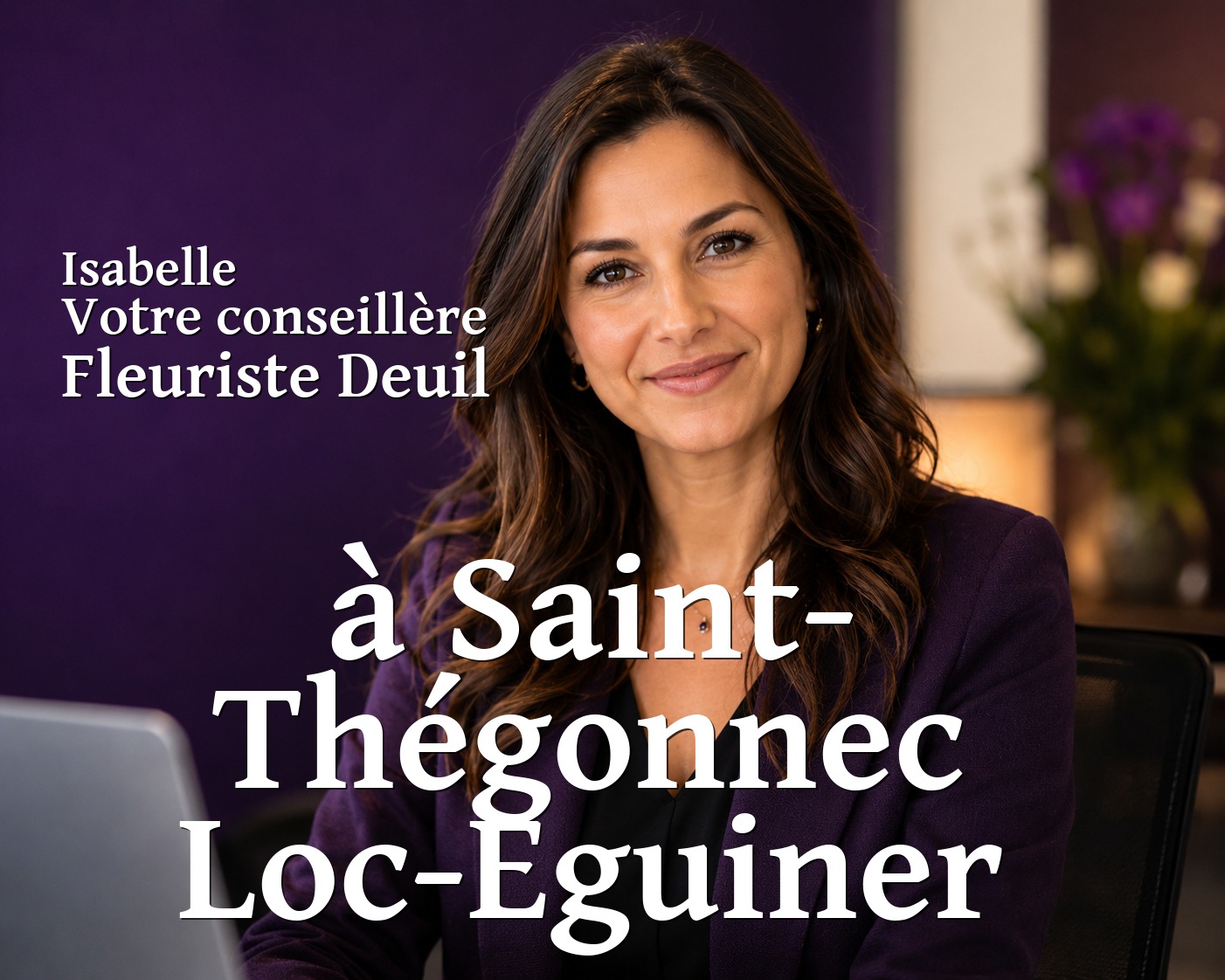 Isabelle, votre conseillère Fleuriste Deuil à Saint-Thégonnec Loc-Eguiner