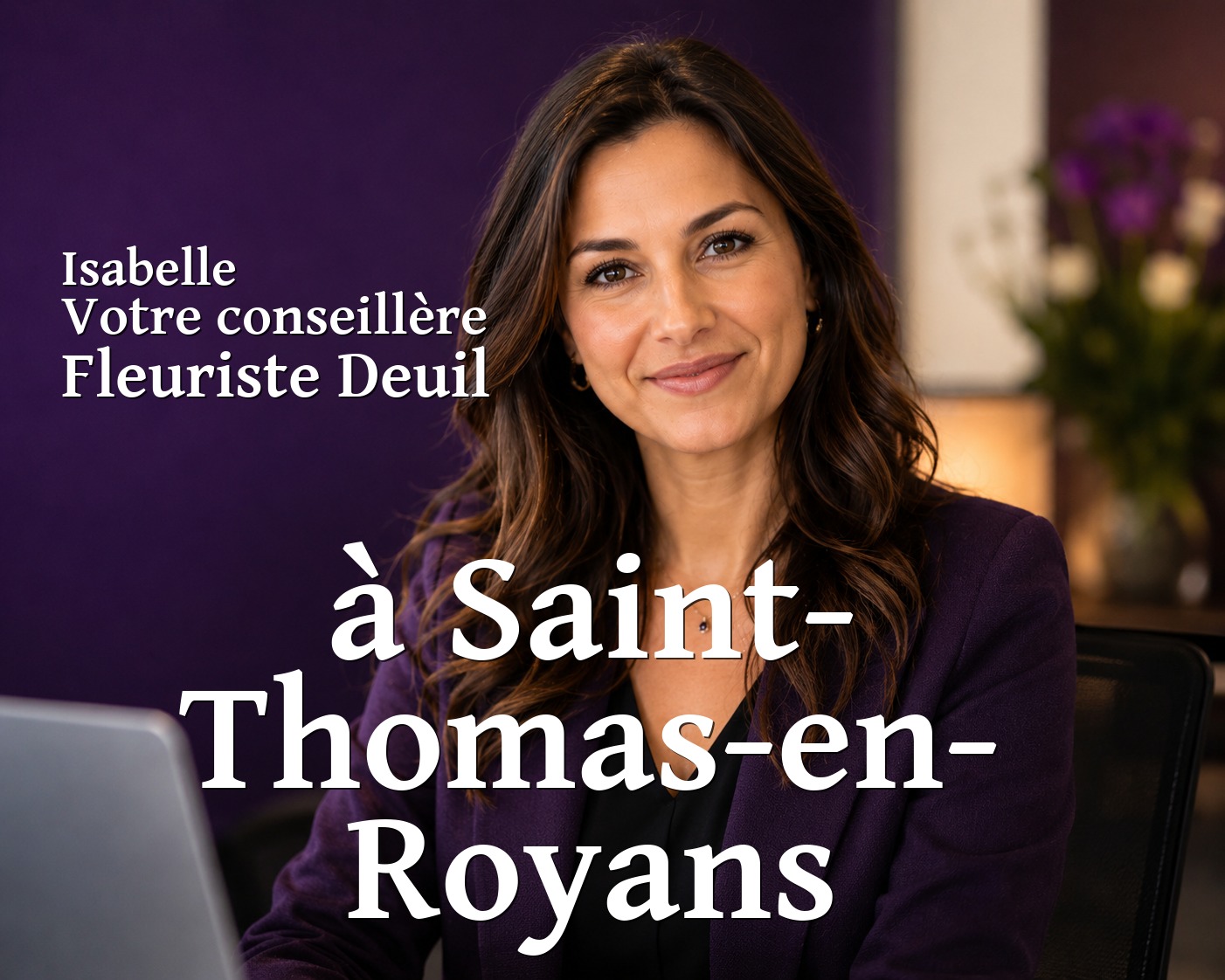 Isabelle, votre conseillère Fleuriste Deuil à Saint-Thomas-en-Royans