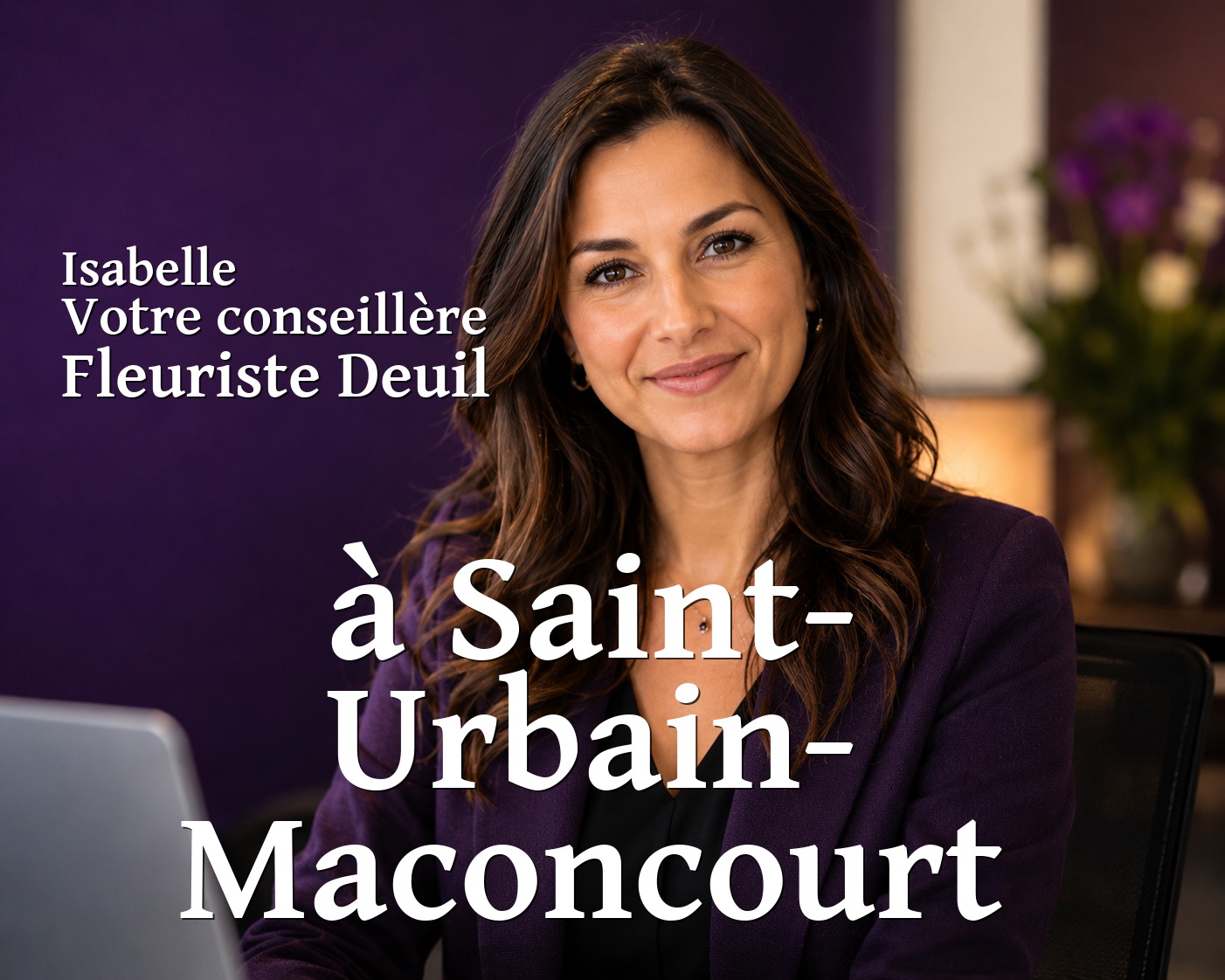 Isabelle, votre conseillère Fleuriste Deuil à Saint-Urbain-Maconcourt