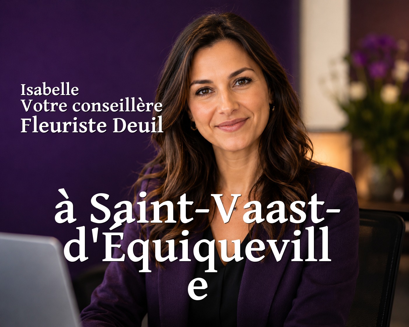 Isabelle, votre conseillère Fleuriste Deuil à Saint-Vaast-d'Équiqueville