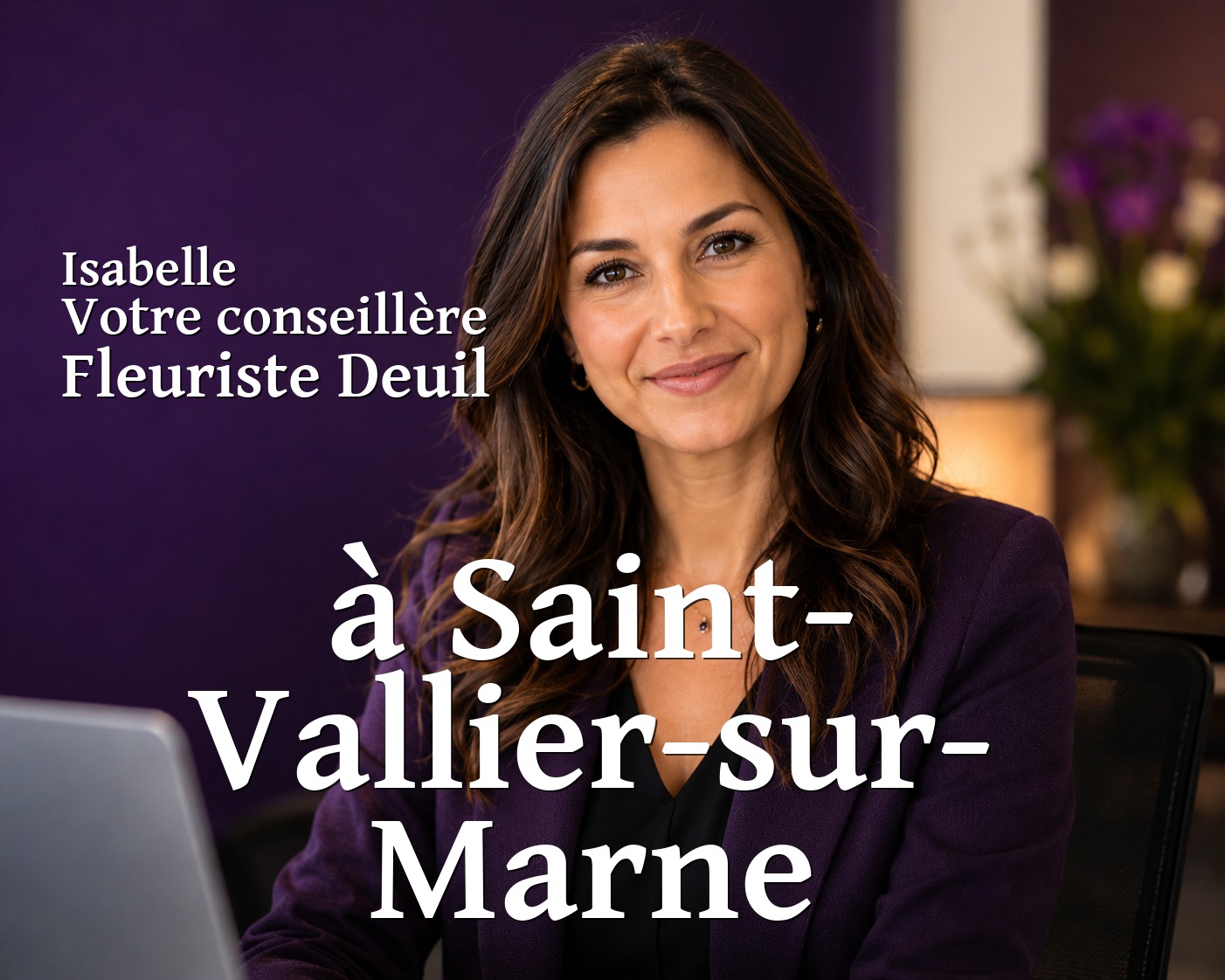 Isabelle, votre conseillère Fleuriste Deuil à Saint-Vallier-sur-Marne