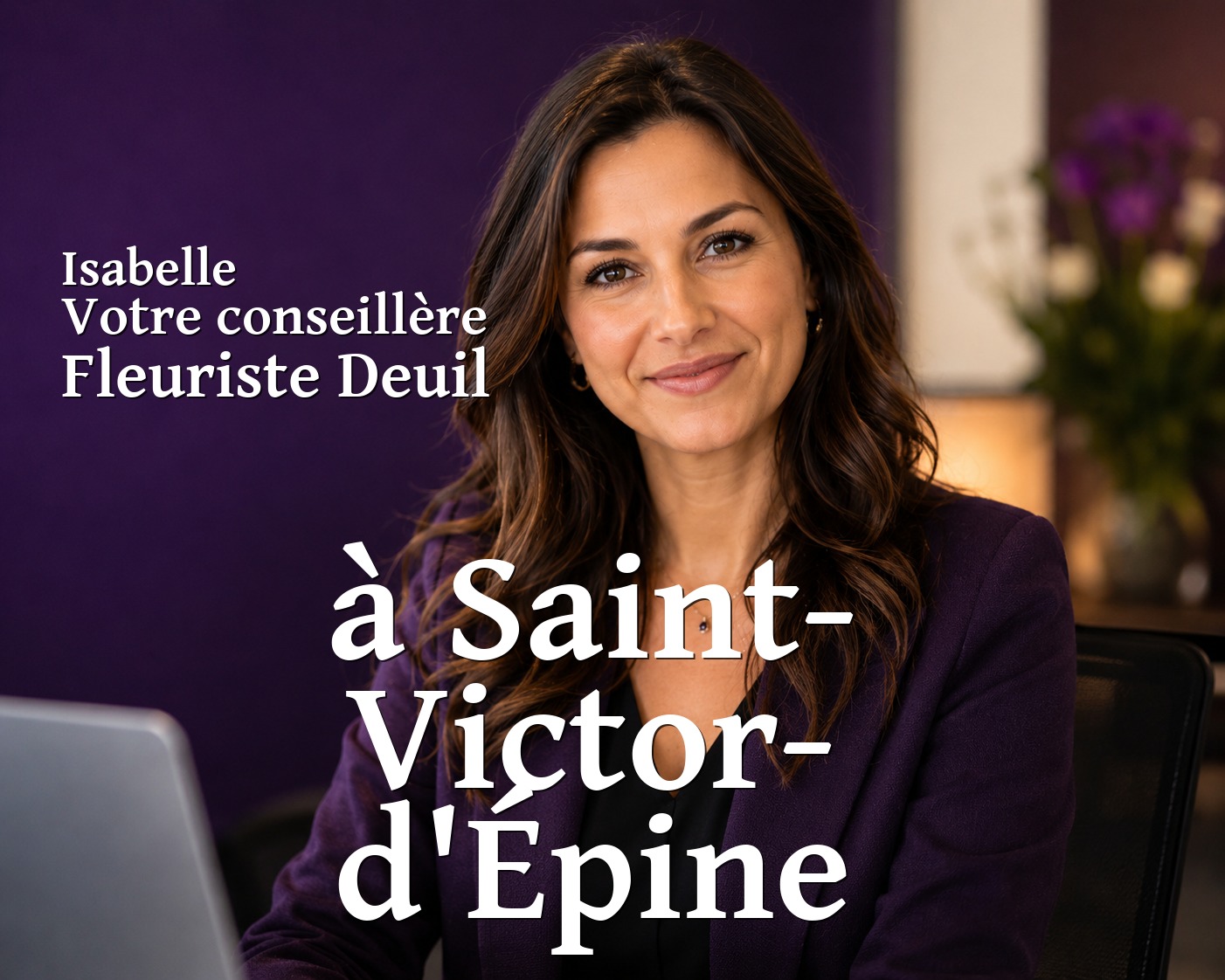 Isabelle, votre conseillère Fleuriste Deuil à Saint-Victor-d'Épine
