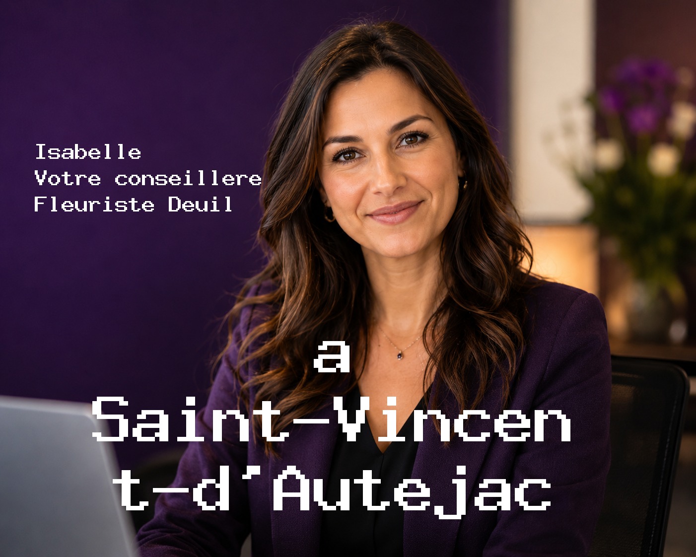 Isabelle, votre conseillère Fleuriste Deuil à Saint-Vincent-d'Autéjac