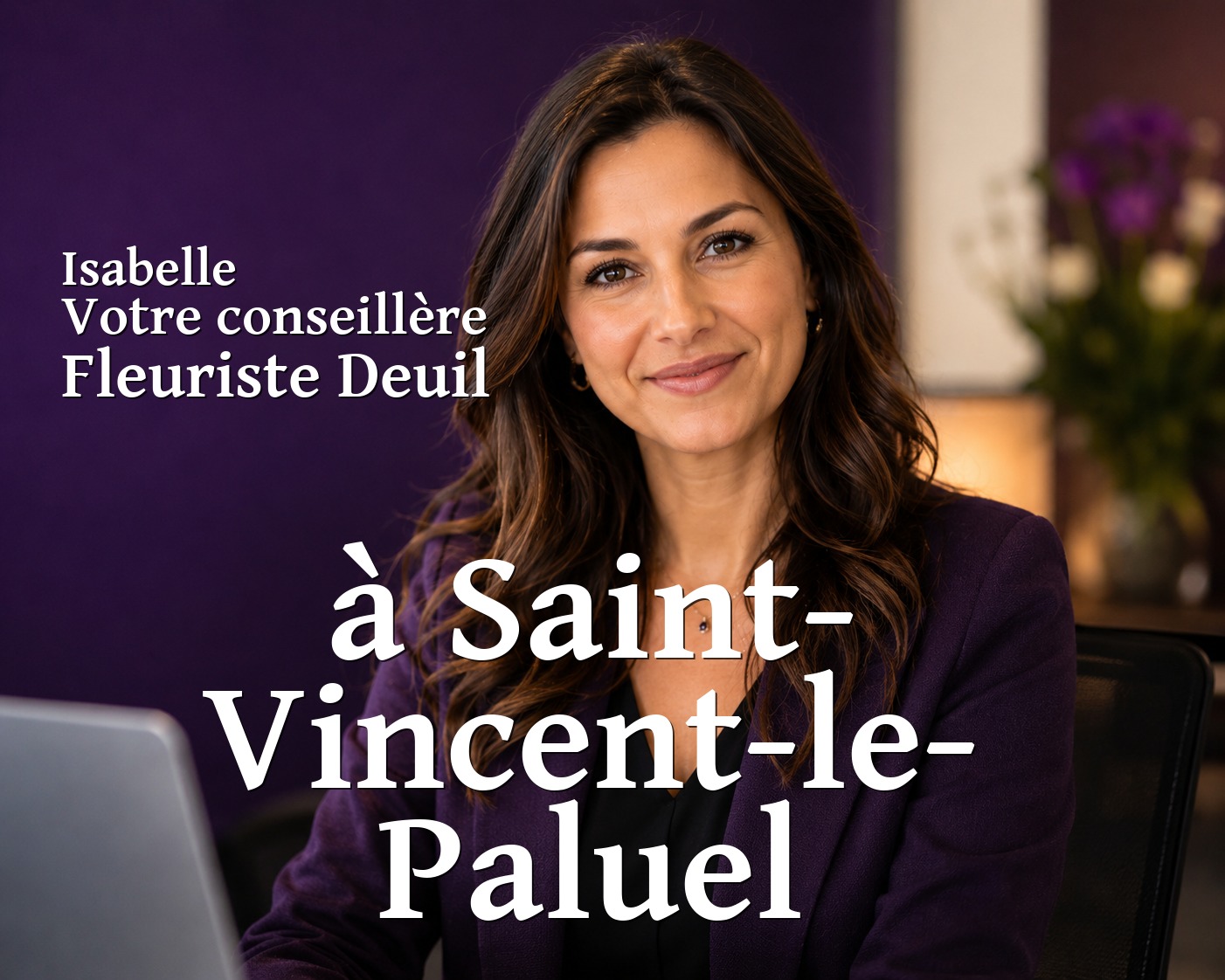 Isabelle, votre conseillère Fleuriste Deuil à Saint-Vincent-le-Paluel