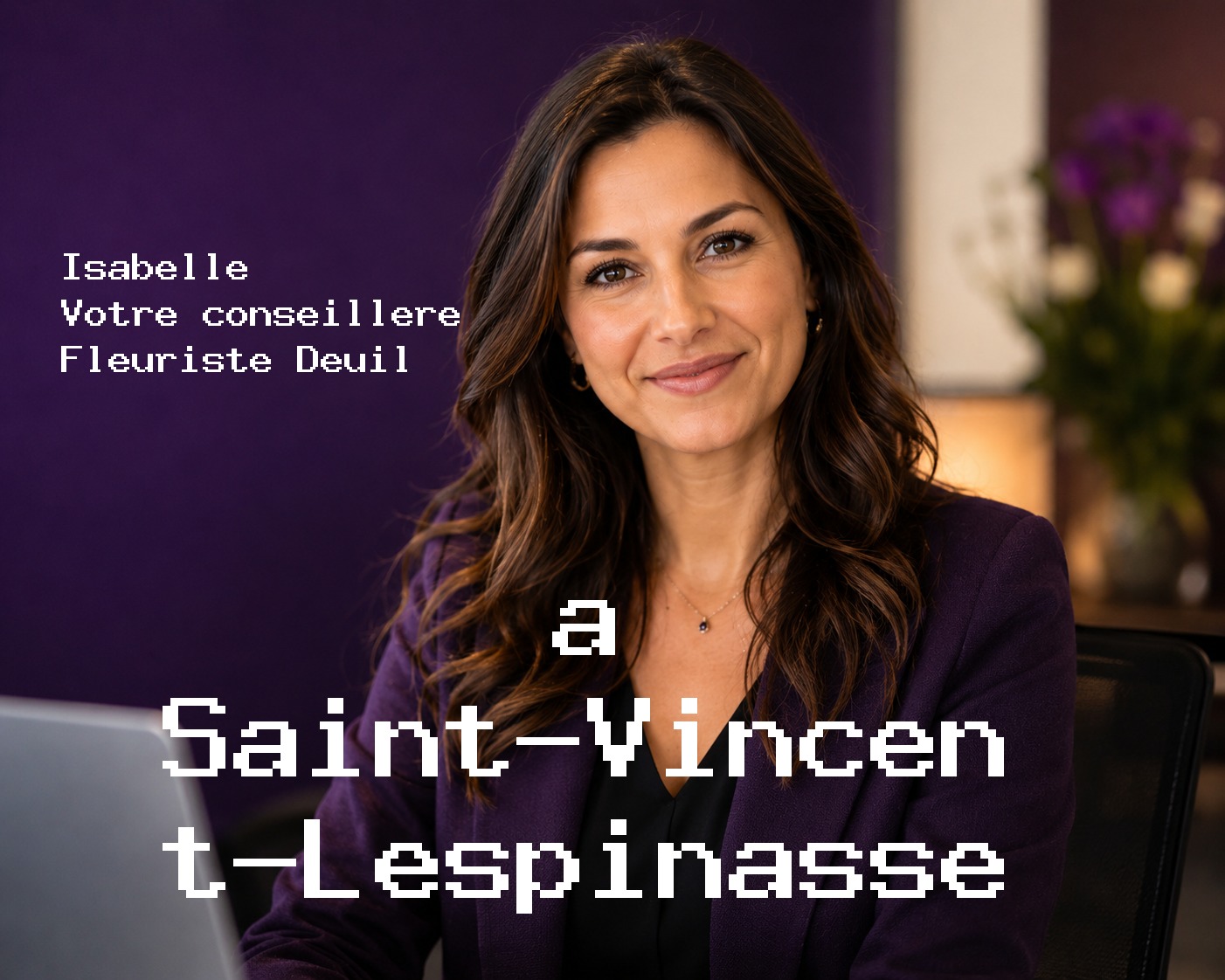 Isabelle, votre conseillère Fleuriste Deuil à Saint-Vincent-Lespinasse