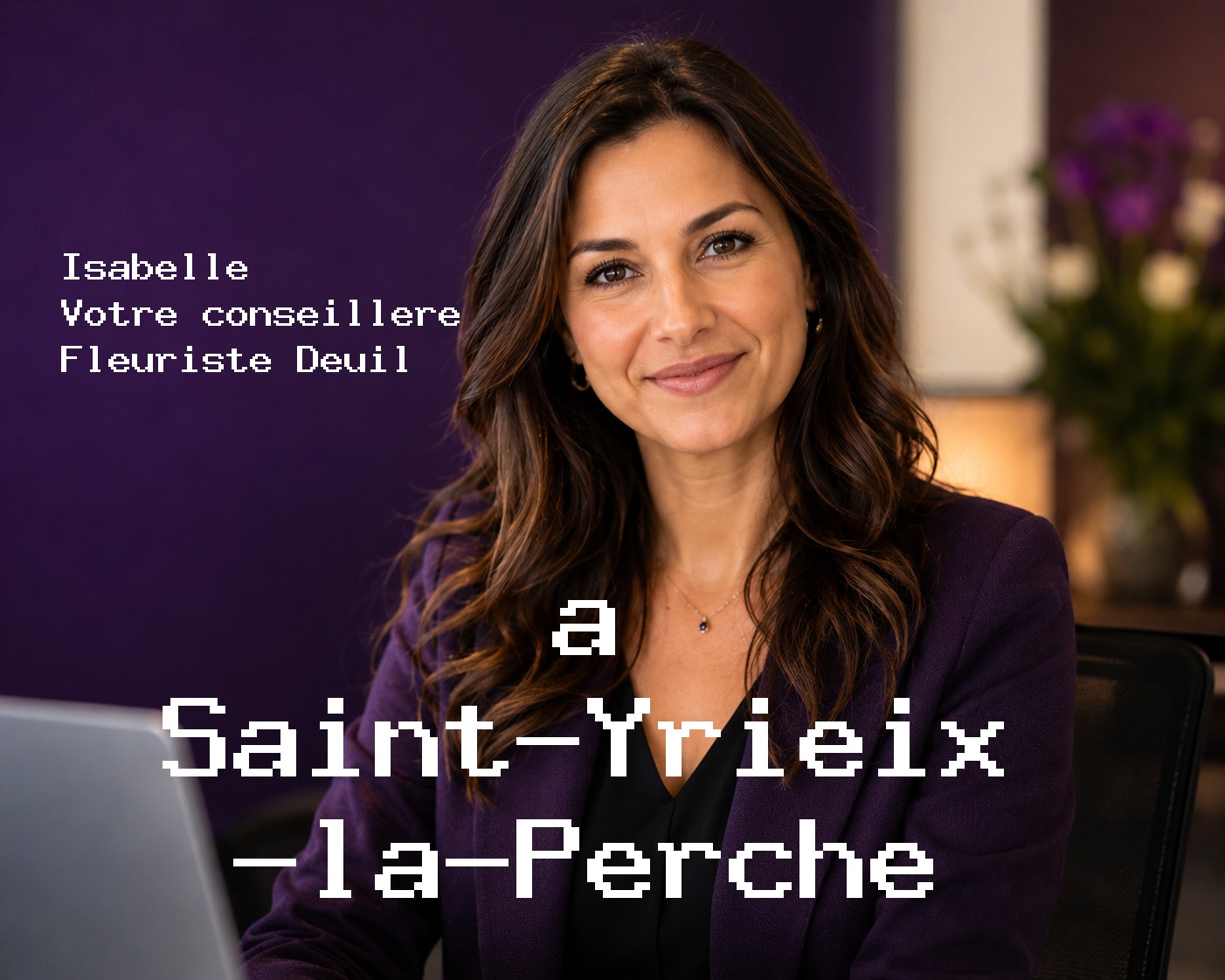 Isabelle, votre conseillère Fleuriste Deuil à Saint-Yrieix-la-Perche