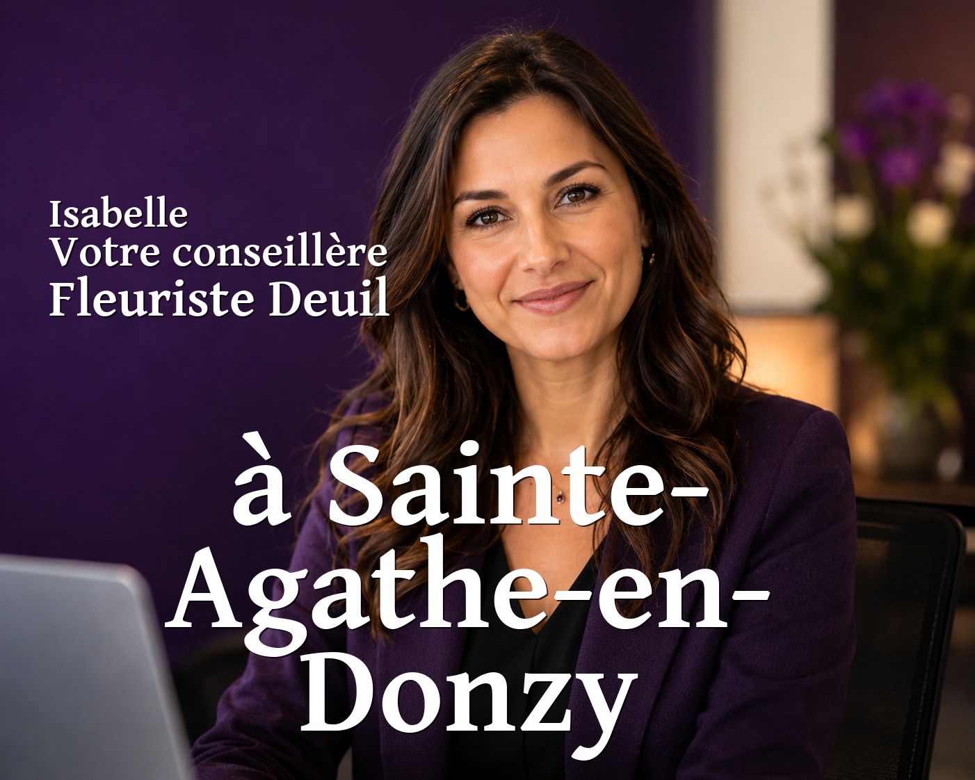Isabelle, votre conseillère Fleuriste Deuil à Sainte-Agathe-en-Donzy
