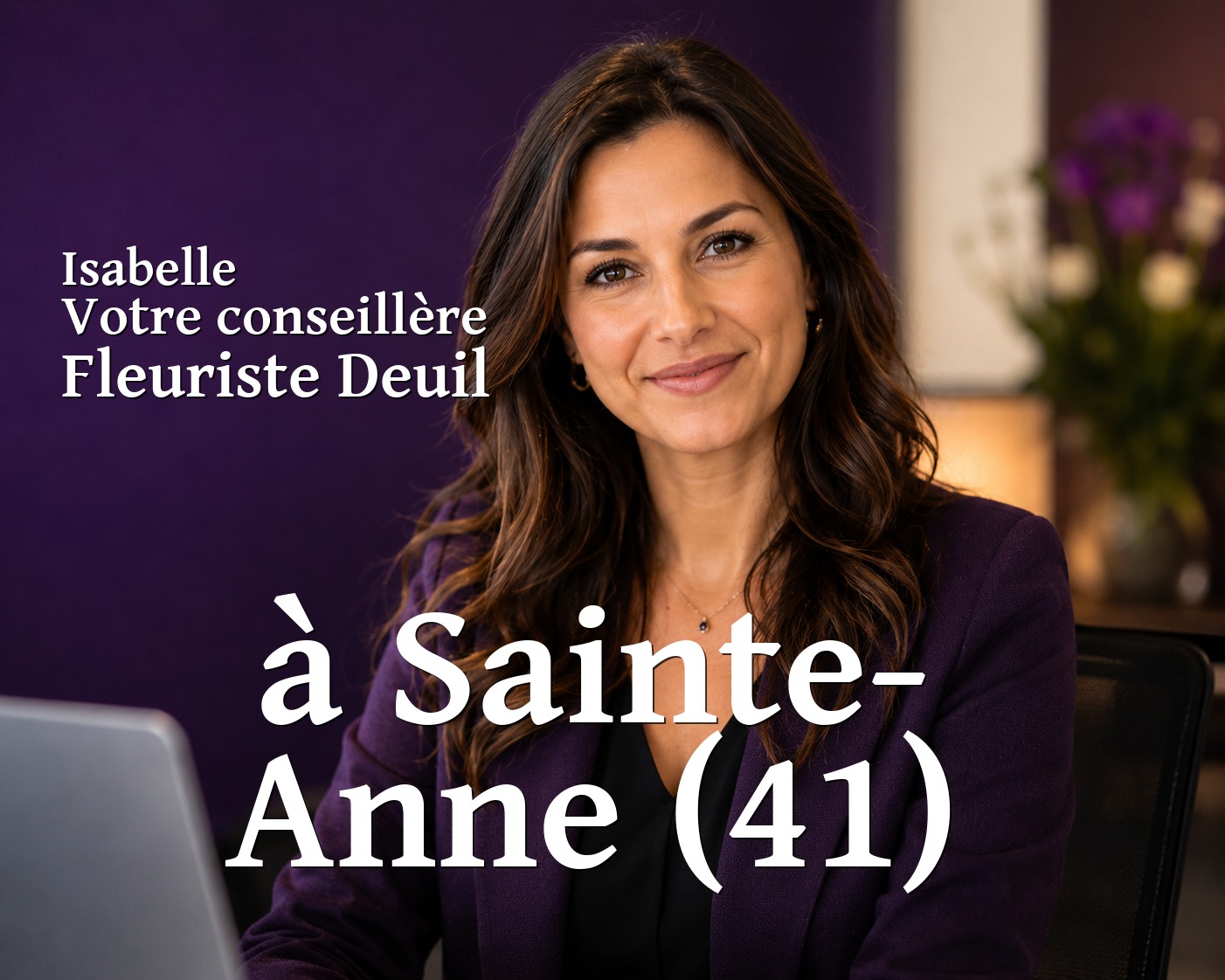 Isabelle, votre conseillère Fleuriste Deuil à Sainte-Anne (41)