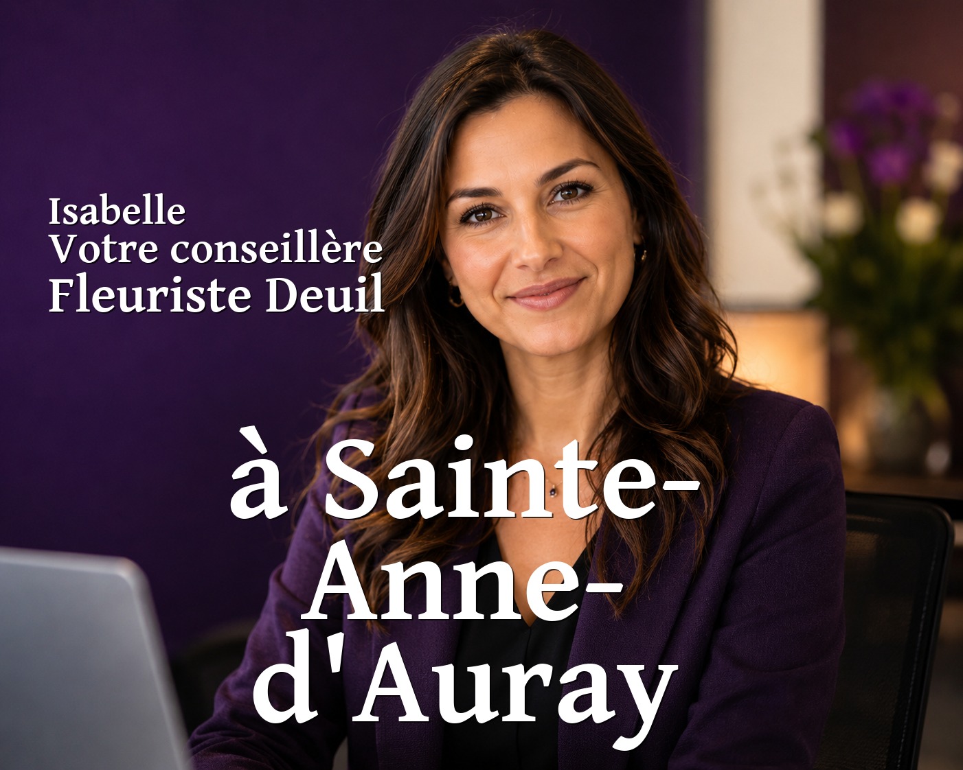 Isabelle, votre conseillère Fleuriste Deuil à Sainte-Anne-d'Auray