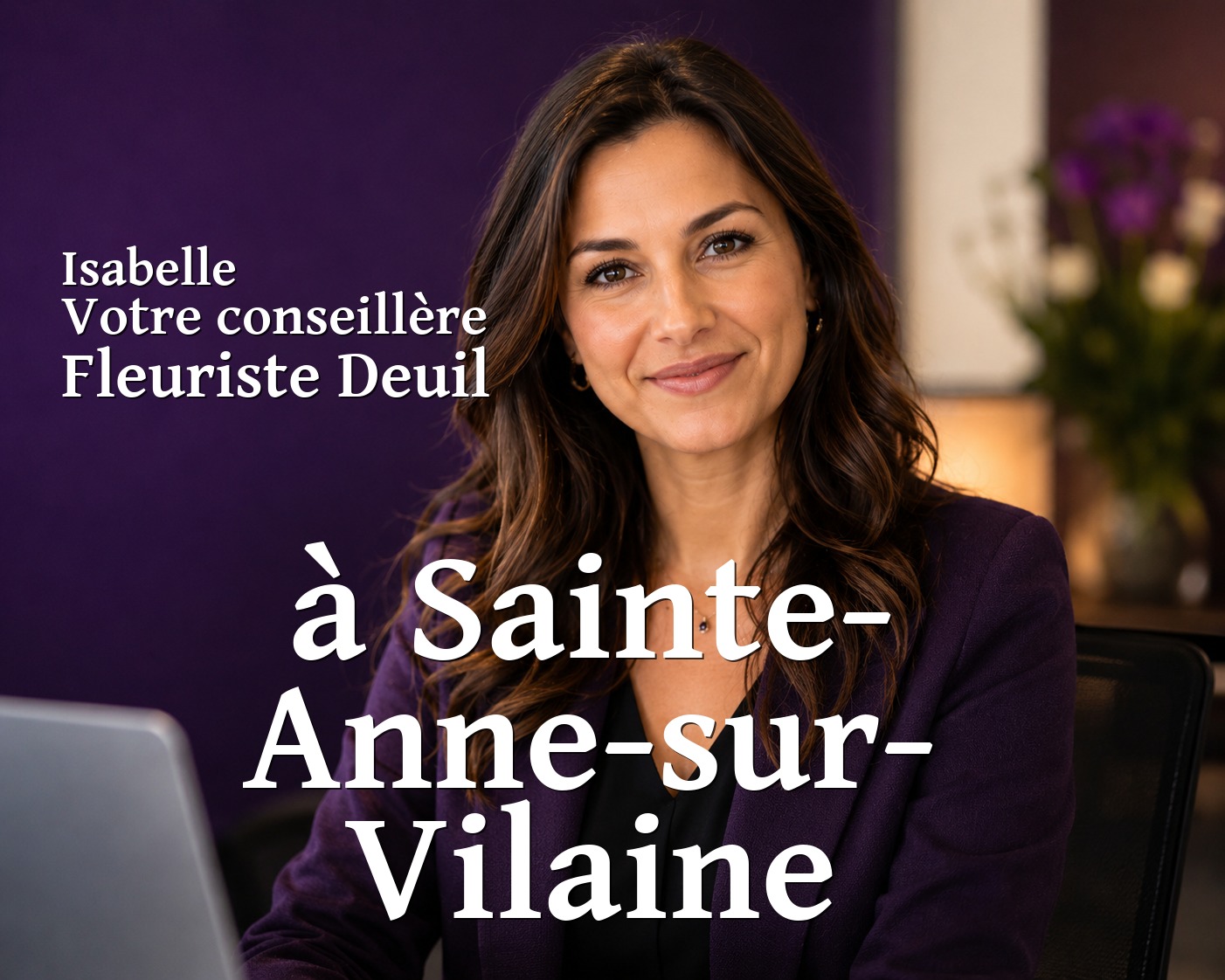 Isabelle, votre conseillère Fleuriste Deuil à Sainte-Anne-sur-Vilaine