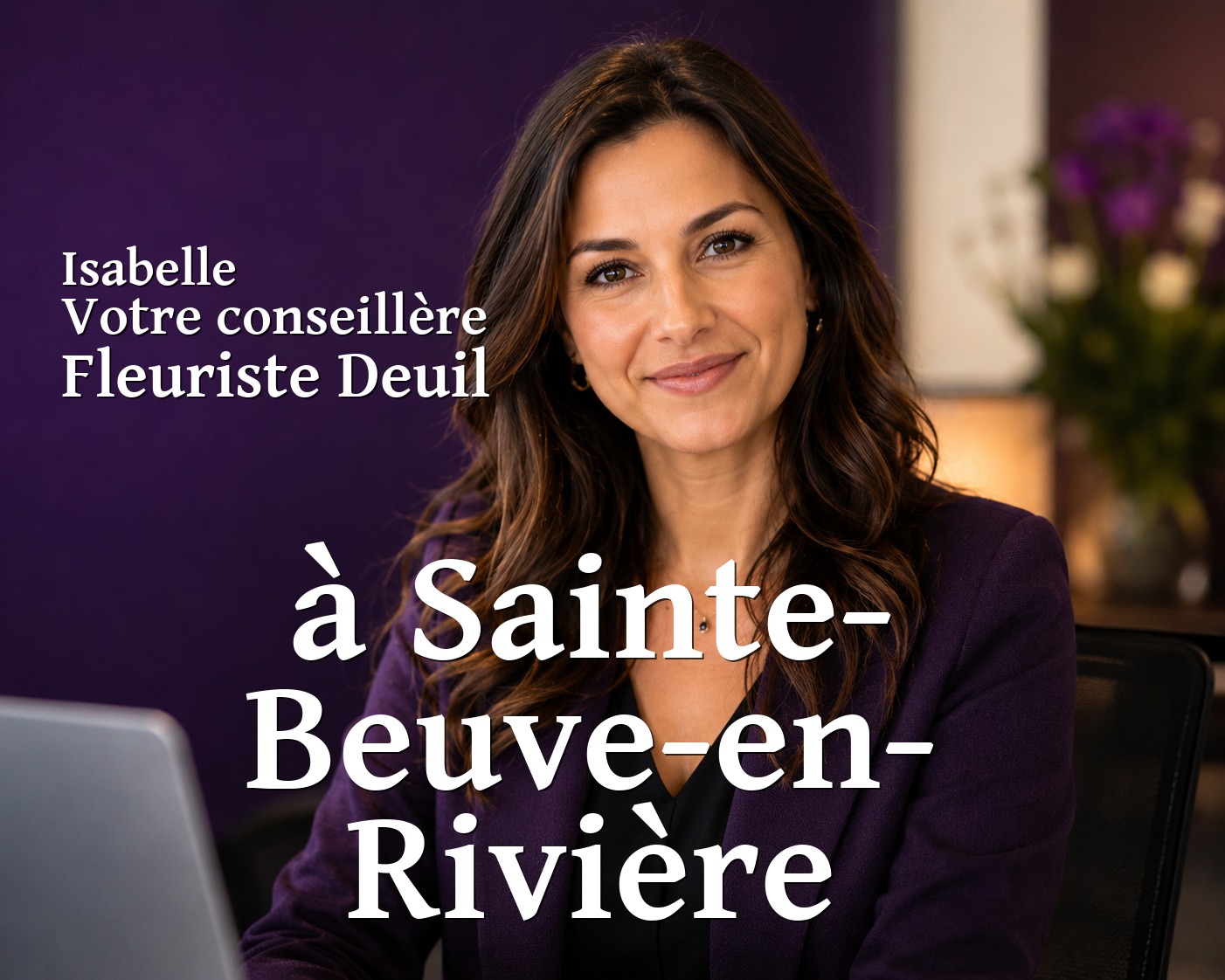 Isabelle, votre conseillère Fleuriste Deuil à Sainte-Beuve-en-Rivière