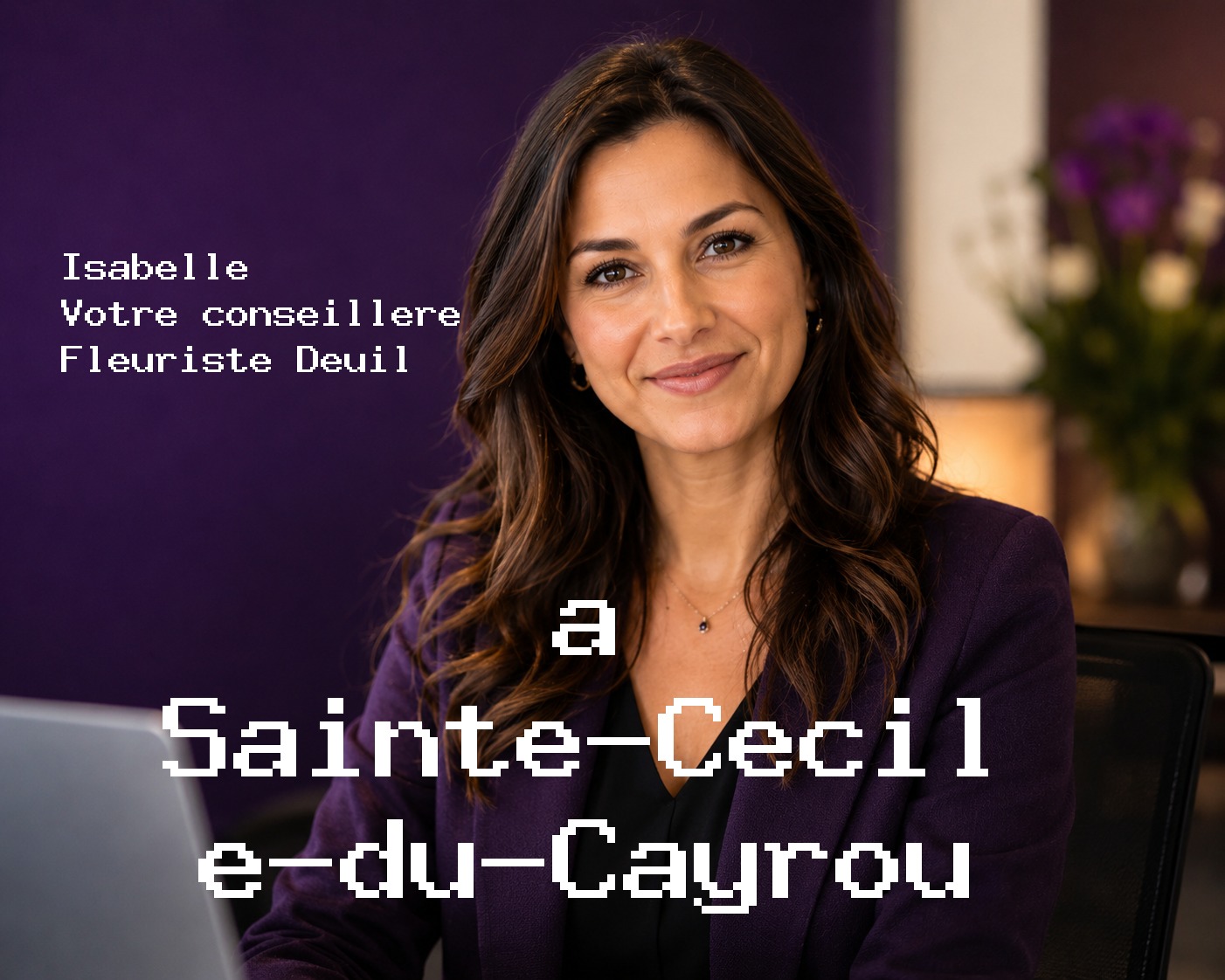 Isabelle, votre conseillère Fleuriste Deuil à Sainte-Cécile-du-Cayrou