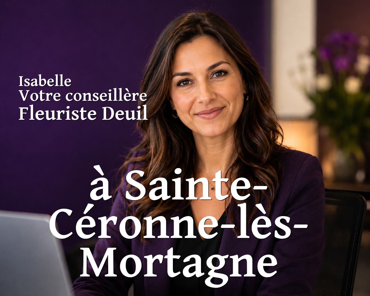 Isabelle, votre conseillère Fleuriste Deuil à Sainte-Céronne-lès-Mortagne