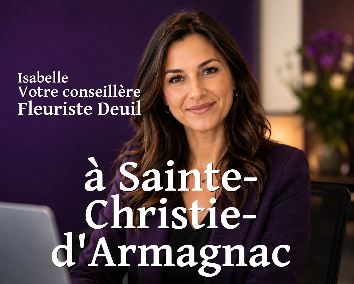 Isabelle, votre conseillère Fleuriste Deuil à Sainte-Christie-d'Armagnac