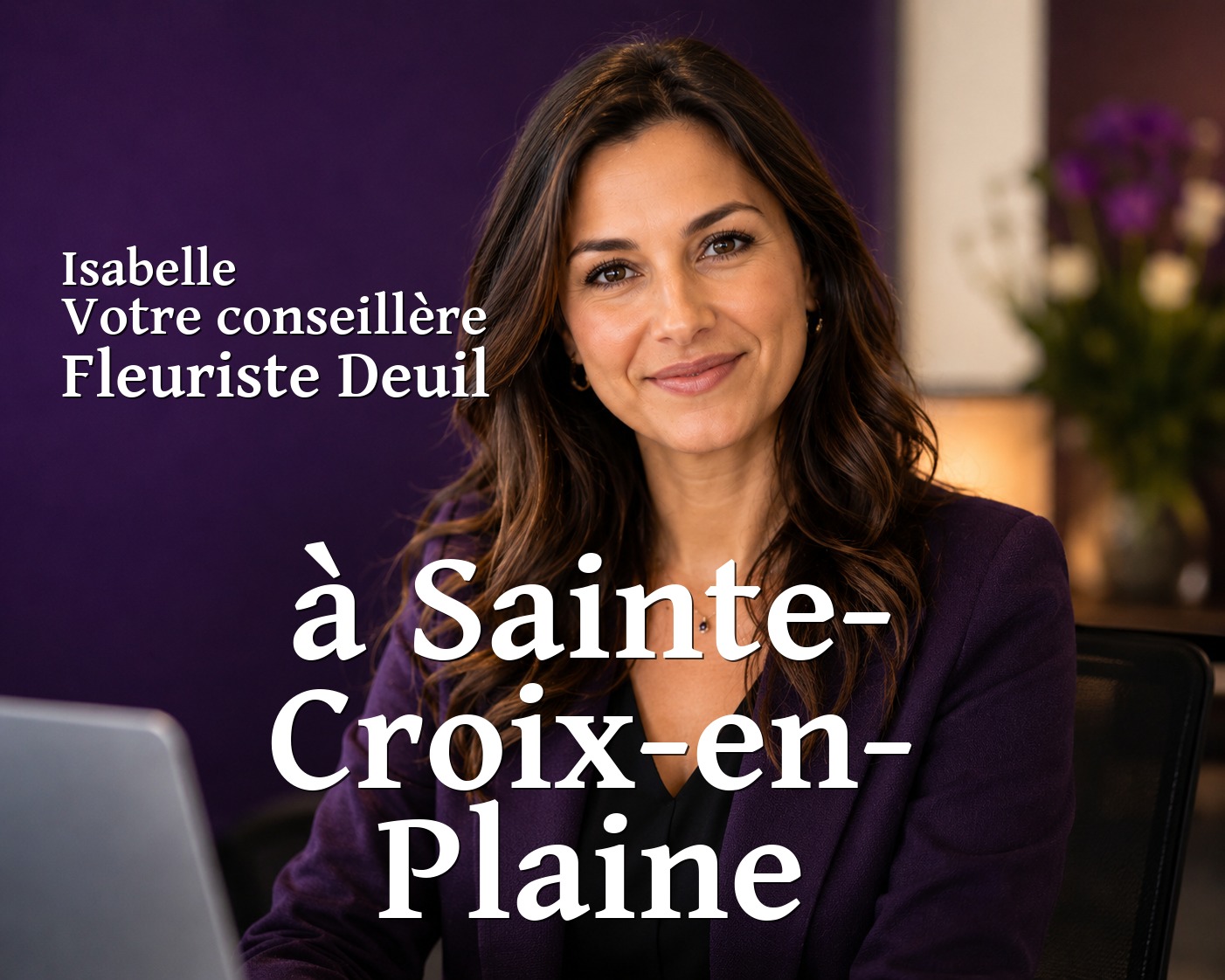 Isabelle, votre conseillère Fleuriste Deuil à Sainte-Croix-en-Plaine