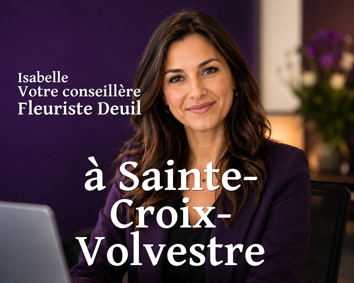 Isabelle, votre conseillère Fleuriste Deuil à Sainte-Croix-Volvestre