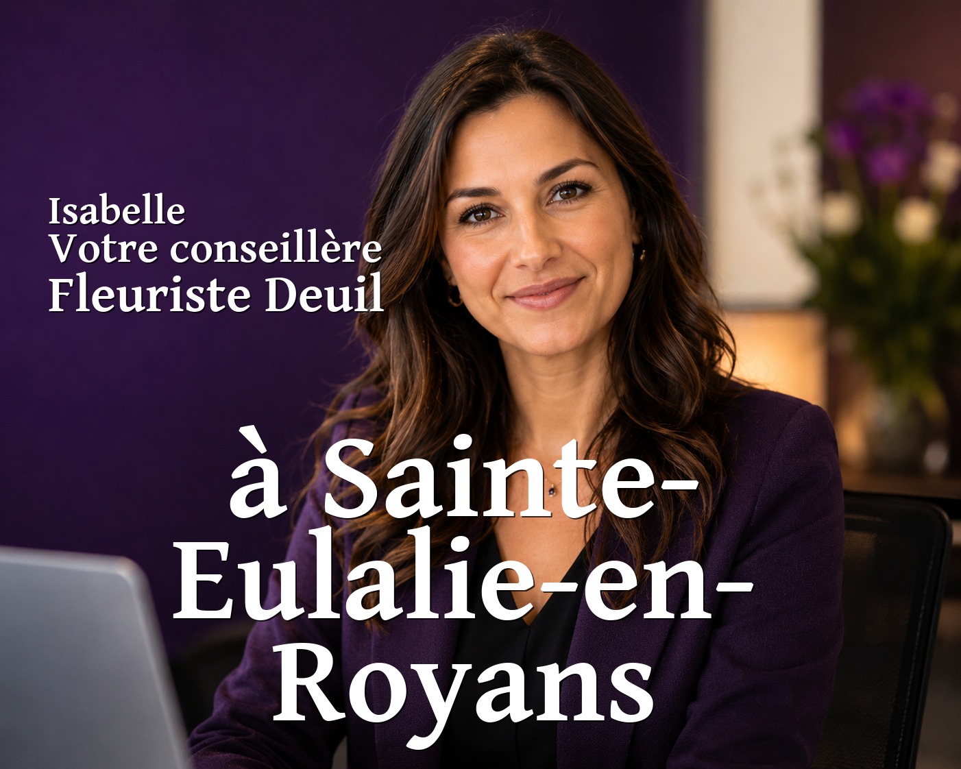 Isabelle, votre conseillère Fleuriste Deuil à Sainte-Eulalie-en-Royans