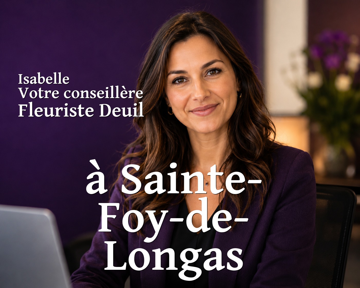 Isabelle, votre conseillère Fleuriste Deuil à Sainte-Foy-de-Longas