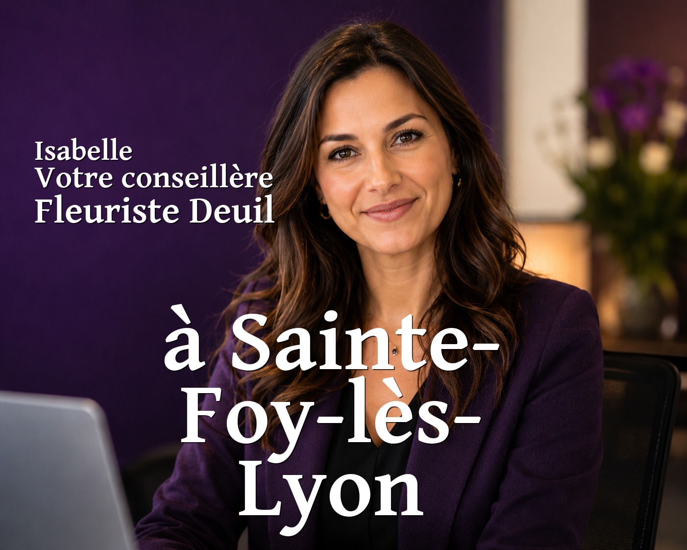 Isabelle, votre conseillère Fleuriste Deuil à Sainte-Foy-lès-Lyon