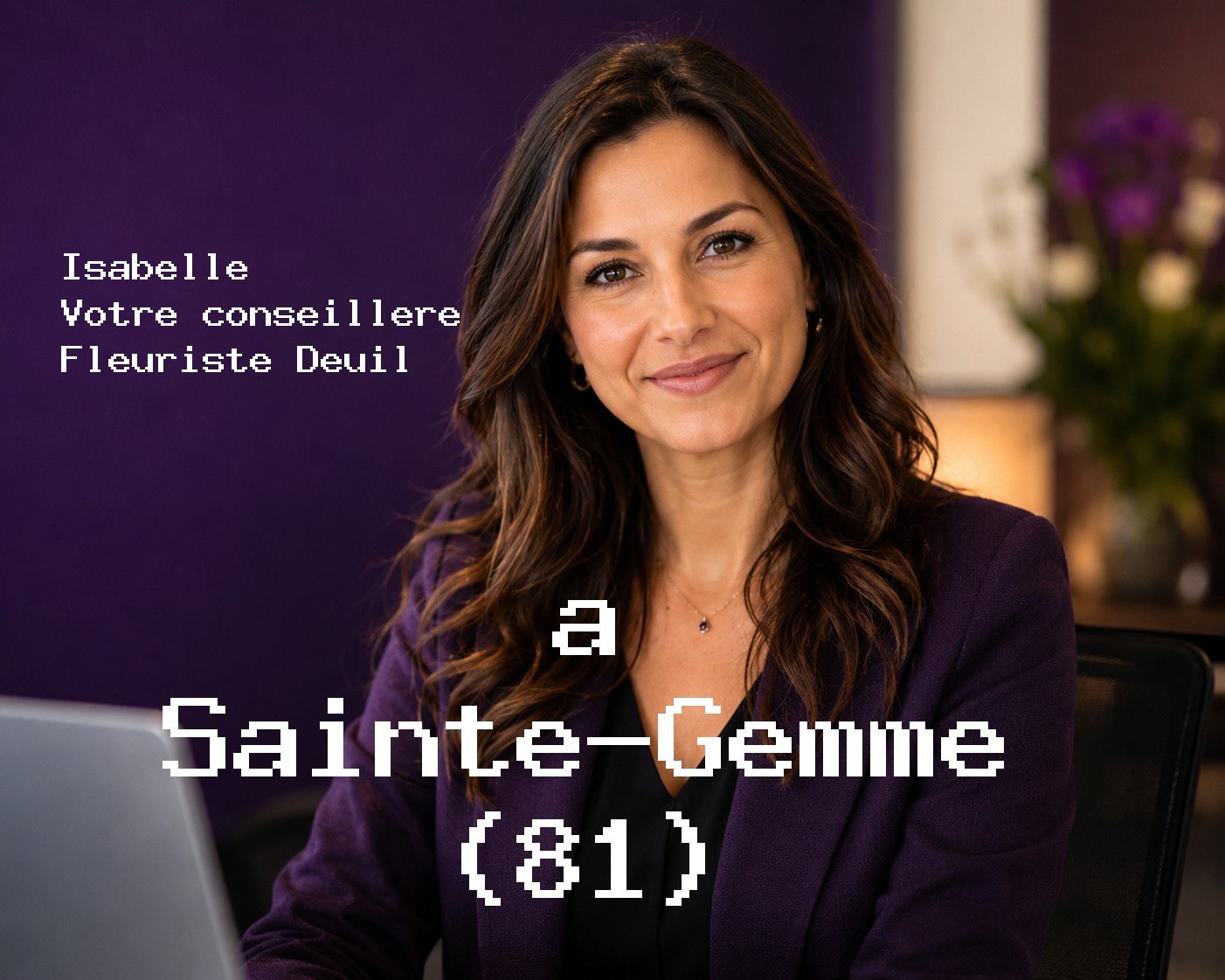 Isabelle, votre conseillère Fleuriste Deuil à Sainte-Gemme (81)