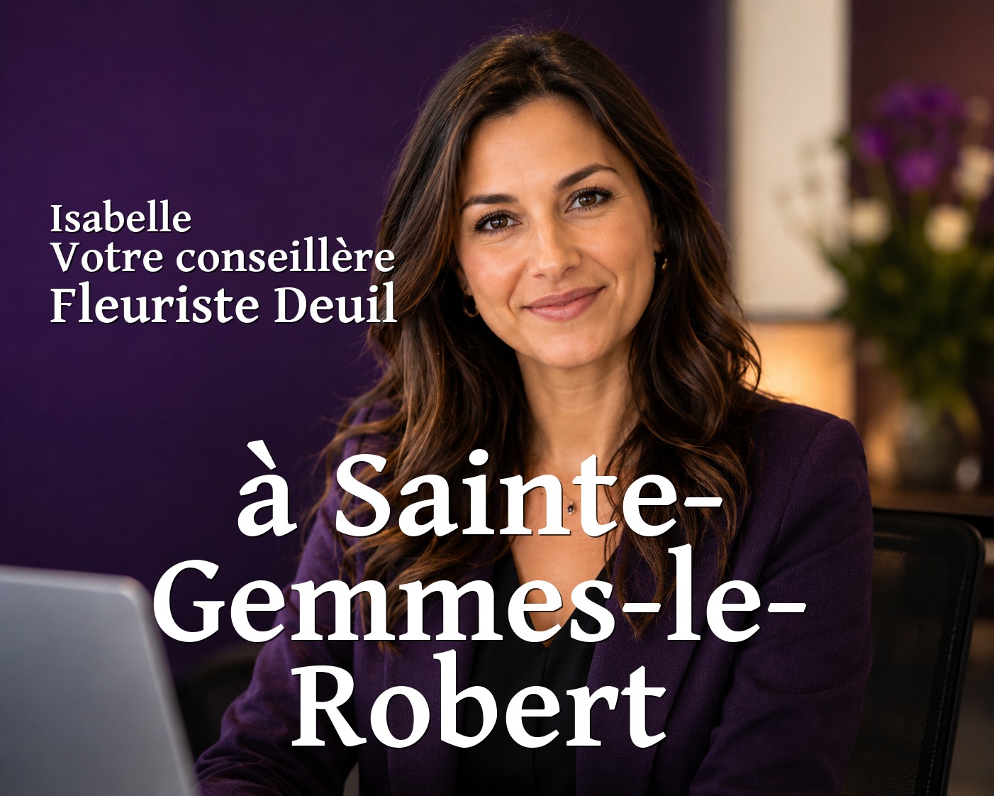 Isabelle, votre conseillère Fleuriste Deuil à Sainte-Gemmes-le-Robert