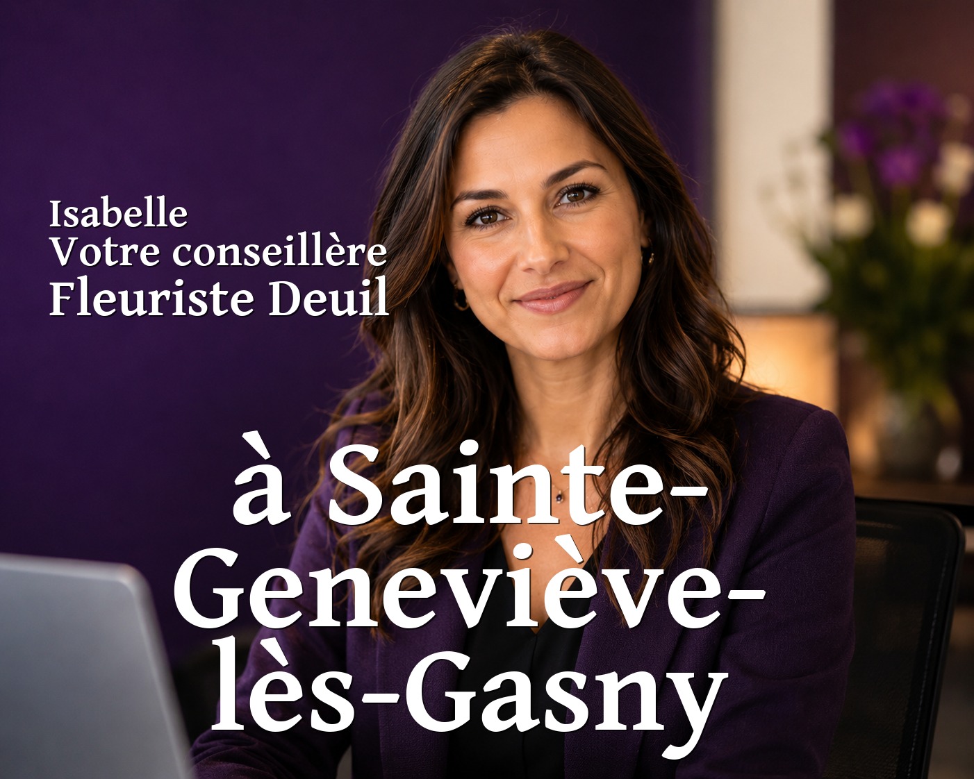 Isabelle, votre conseillère Fleuriste Deuil à Sainte-Geneviève-lès-Gasny
