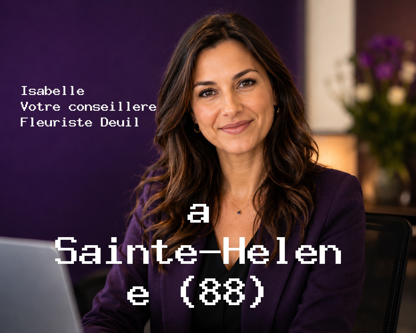 Isabelle, votre conseillère Fleuriste Deuil à Sainte-Hélène (88)