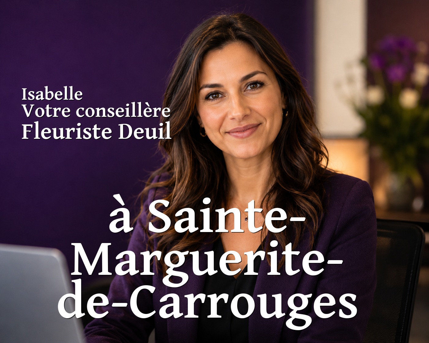 Isabelle, votre conseillère Fleuriste Deuil à Sainte-Marguerite-de-Carrouges