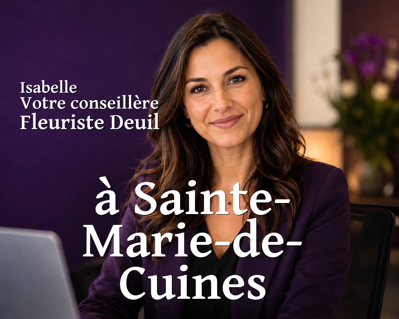 Isabelle, votre conseillère Fleuriste Deuil à Sainte-Marie-de-Cuines