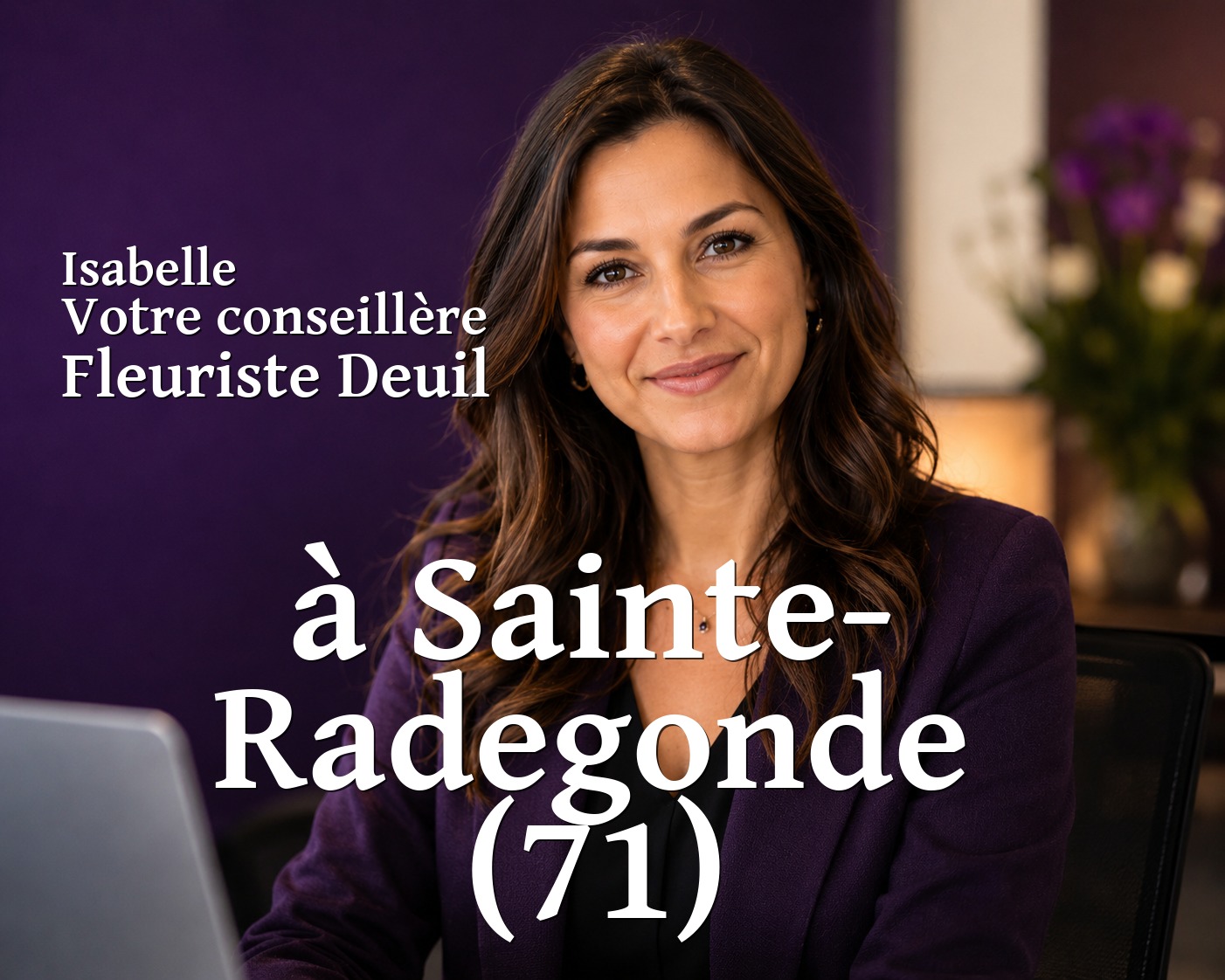Isabelle, votre conseillère Fleuriste Deuil à Sainte-Radegonde (71)