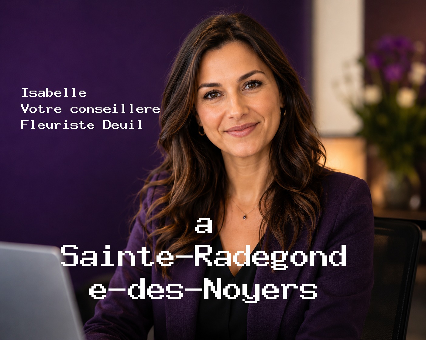 Isabelle, votre conseillère Fleuriste Deuil à Sainte-Radégonde-des-Noyers