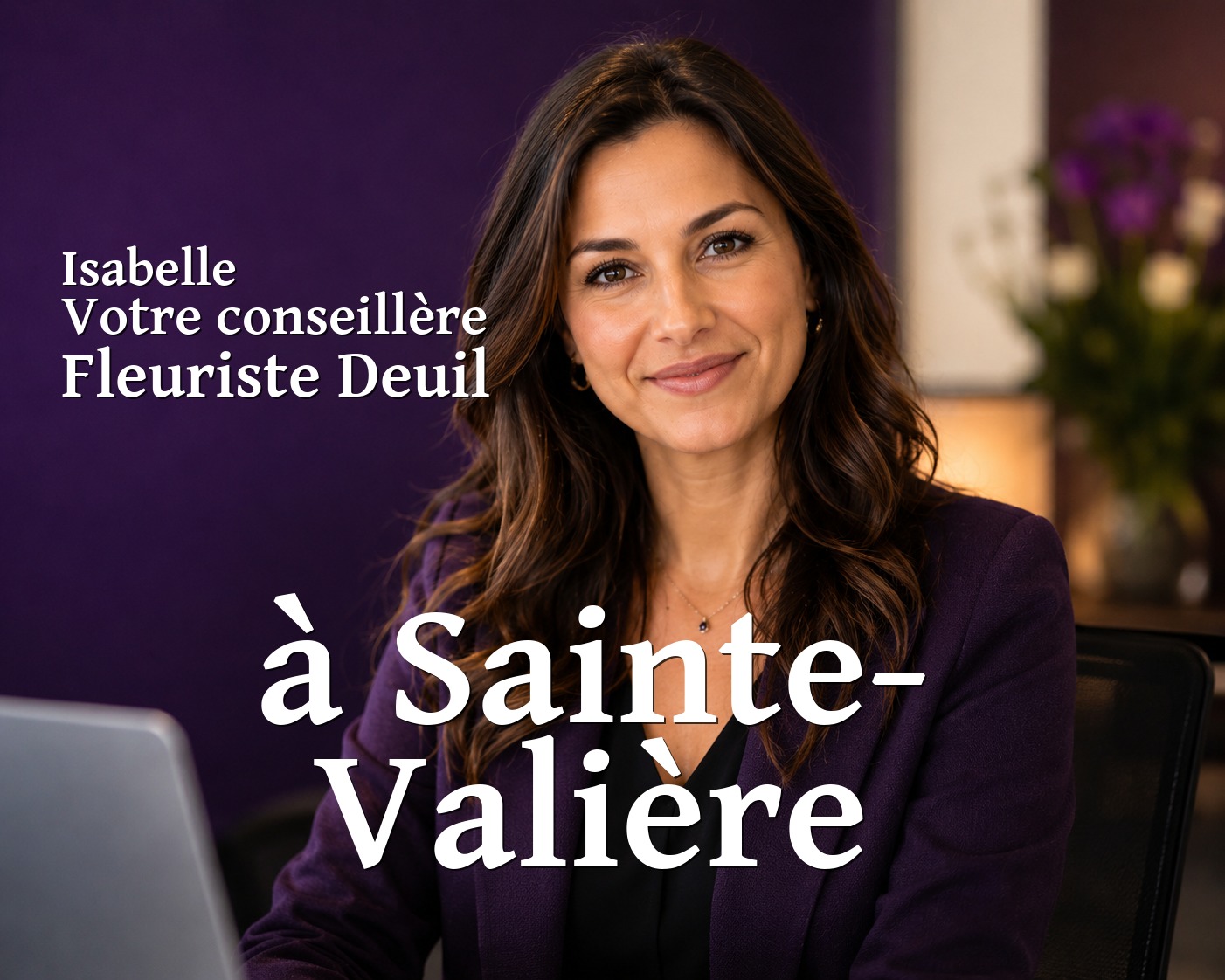 Isabelle, votre conseillère Fleuriste Deuil à Sainte-Valière