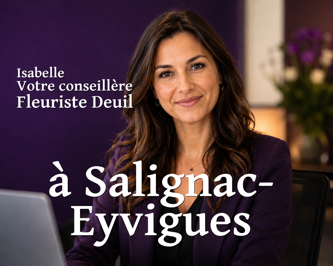 Isabelle, votre conseillère Fleuriste Deuil à Salignac-Eyvigues