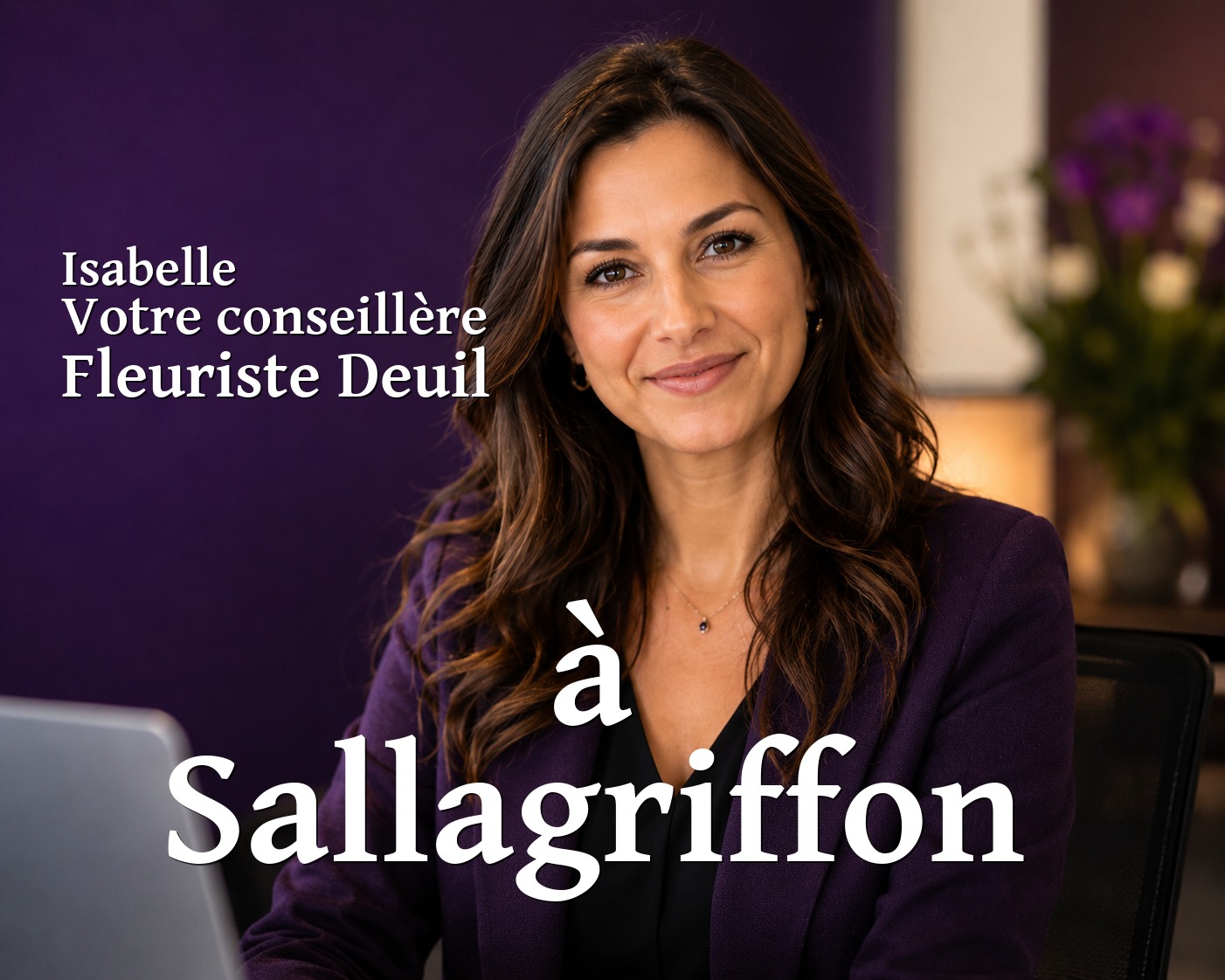 Isabelle, votre conseillère Fleuriste Deuil à Sallagriffon