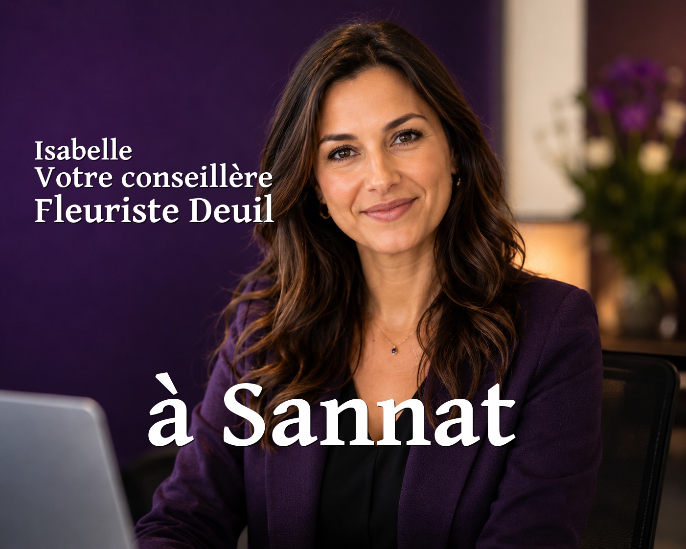 Isabelle, votre conseillère Fleuriste Deuil à Sannat