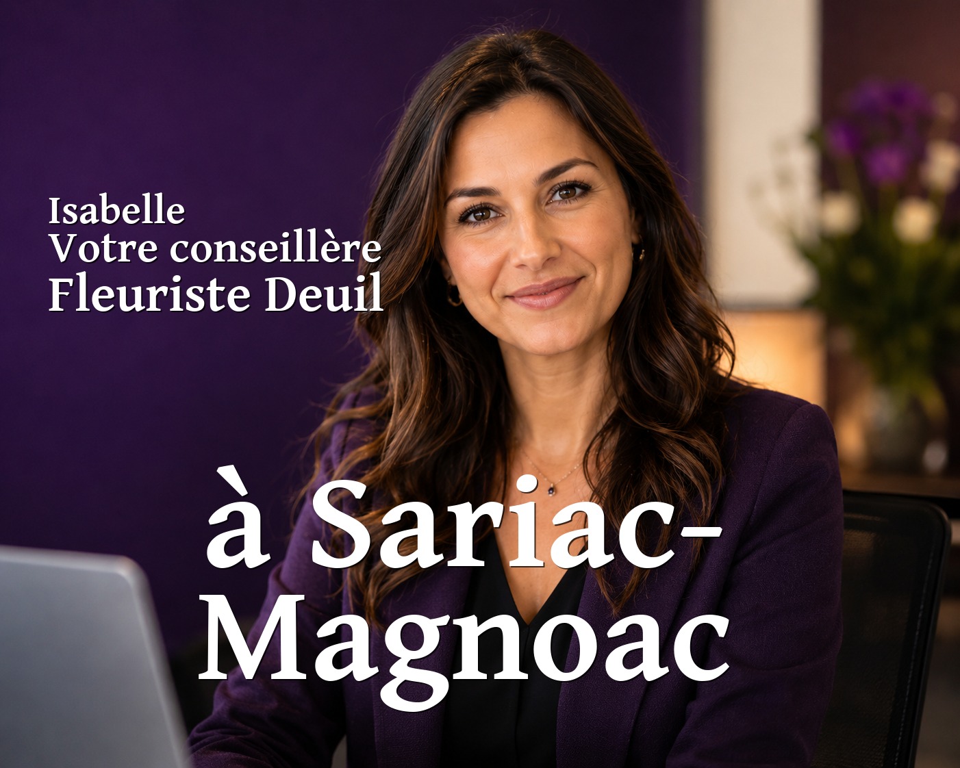 Isabelle, votre conseillère Fleuriste Deuil à Sariac-Magnoac