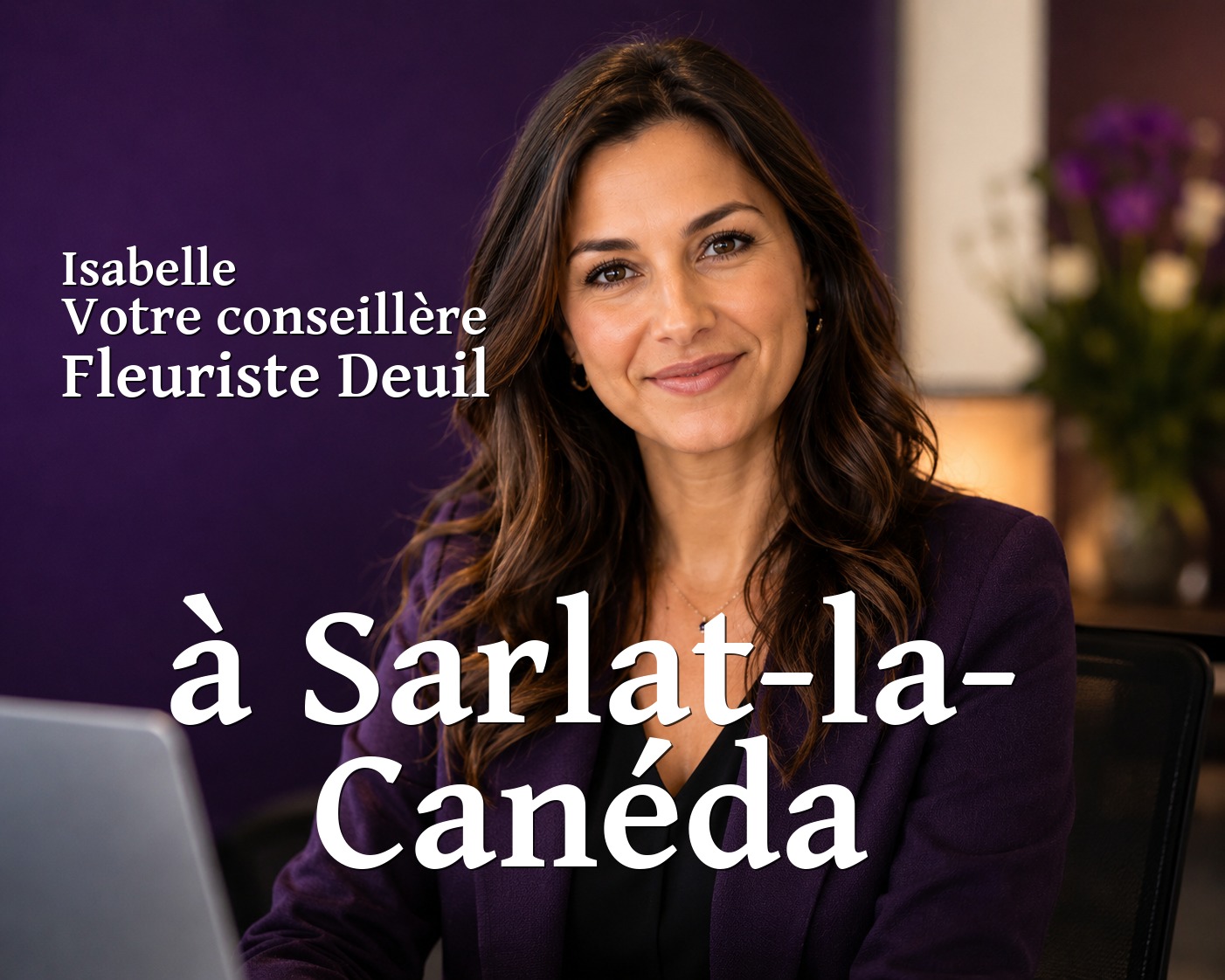 Isabelle, votre conseillère Fleuriste Deuil à Sarlat-la-Canéda
