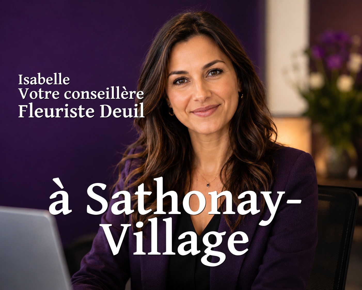 Isabelle, votre conseillère Fleuriste Deuil à Sathonay-Village